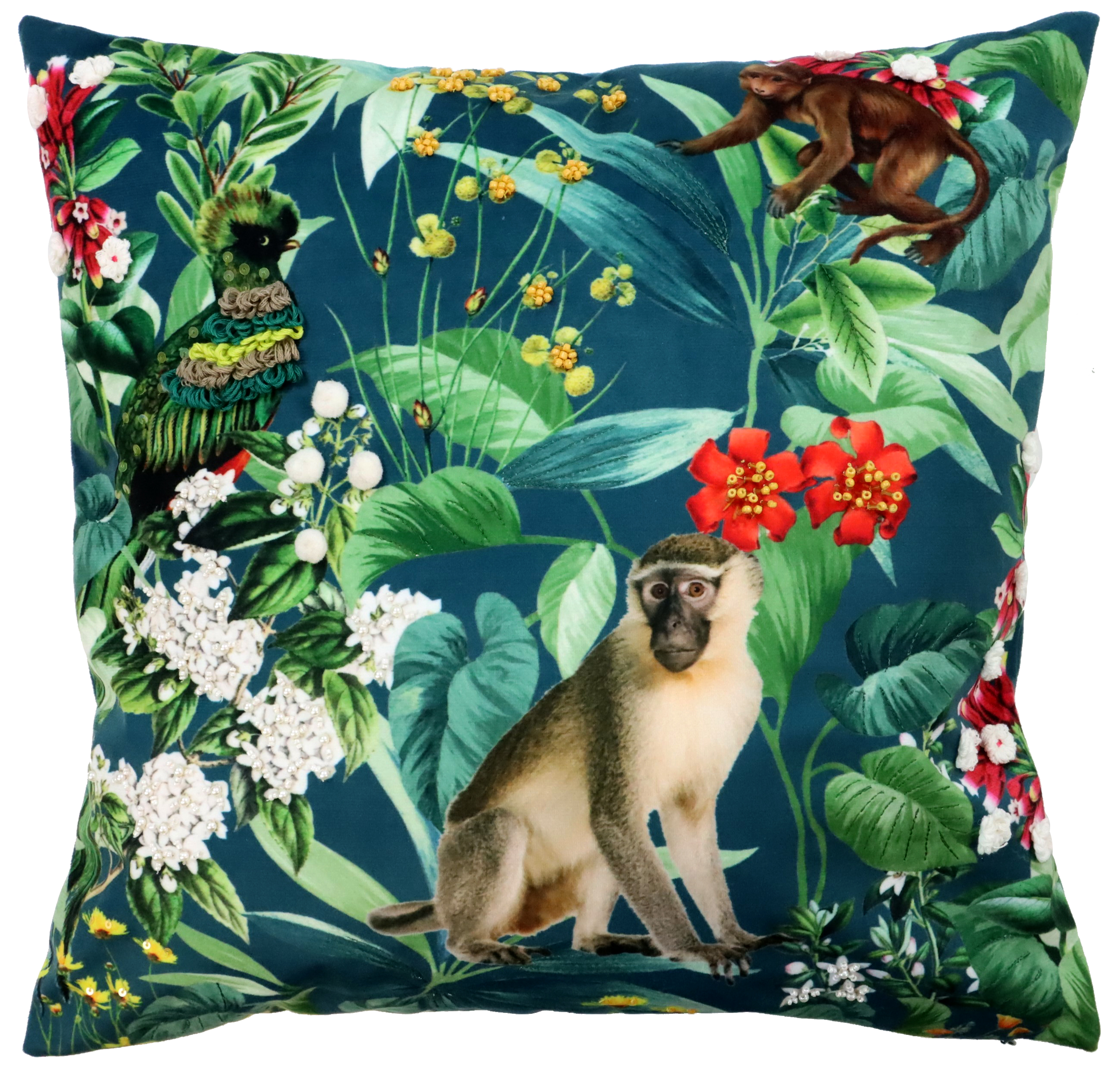 1046 ALMOHADA  JUNGLEFEVER 45X45