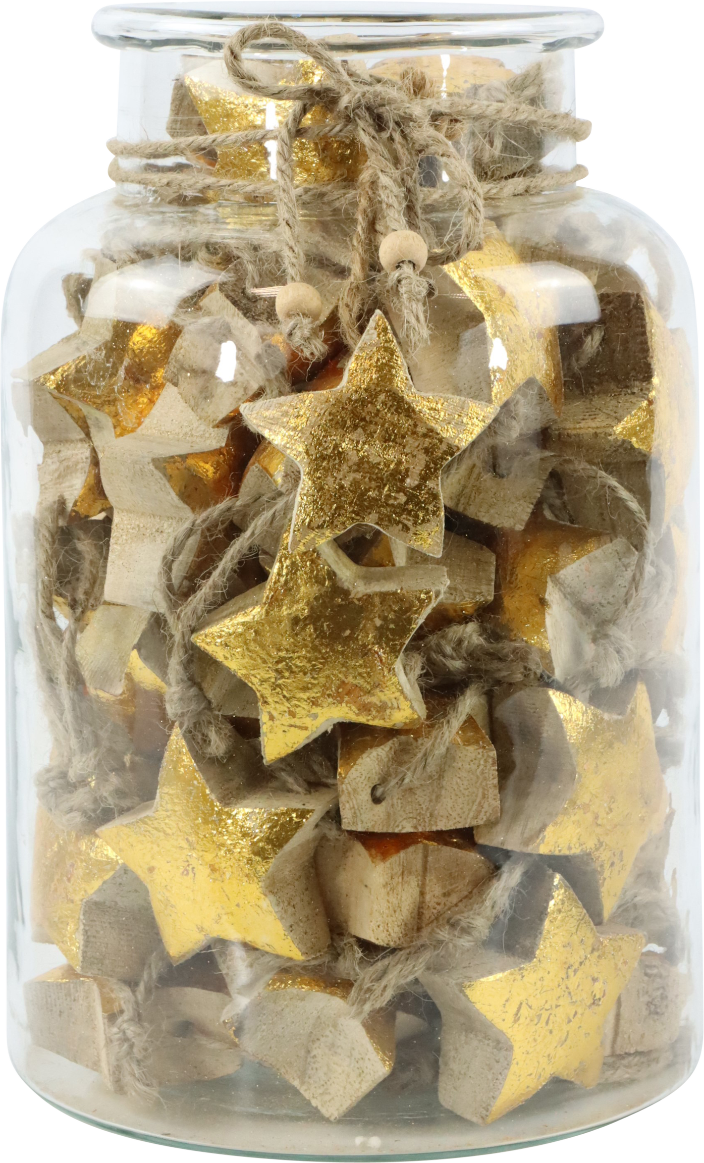 1068 GLASS JAR GOLD  S/61