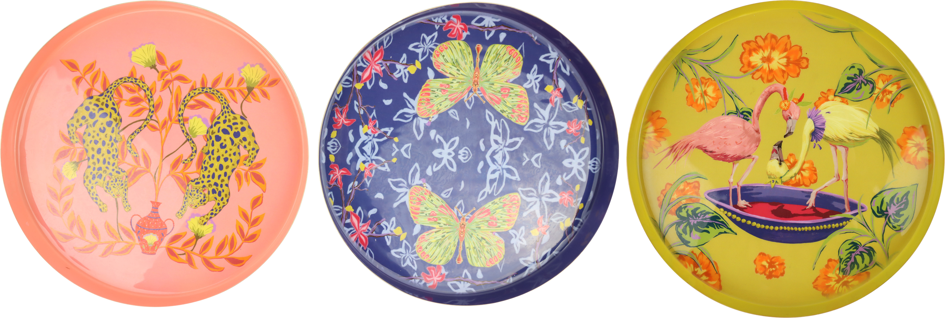 1187 TRAYS ASIAN FAUNA  S/3