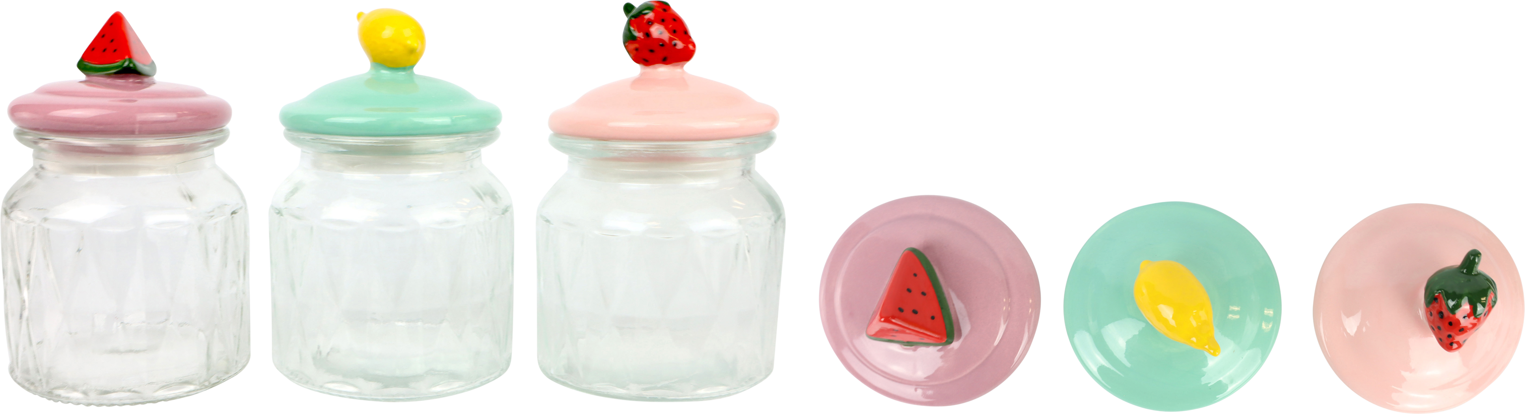 1314 JARS FRUITY FRUITS  S/3