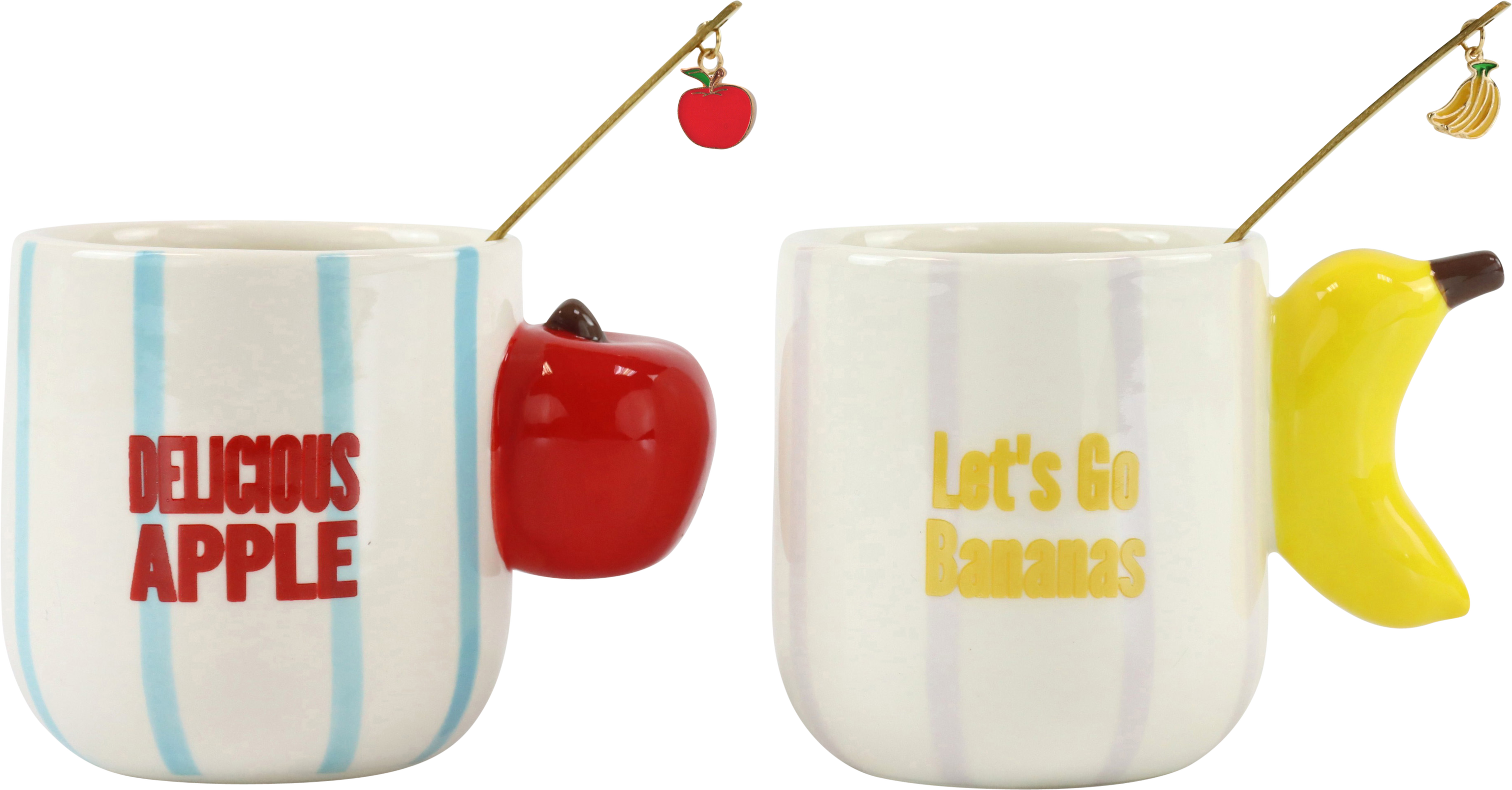 1358 MUGS FRUITY CUPS  S/2