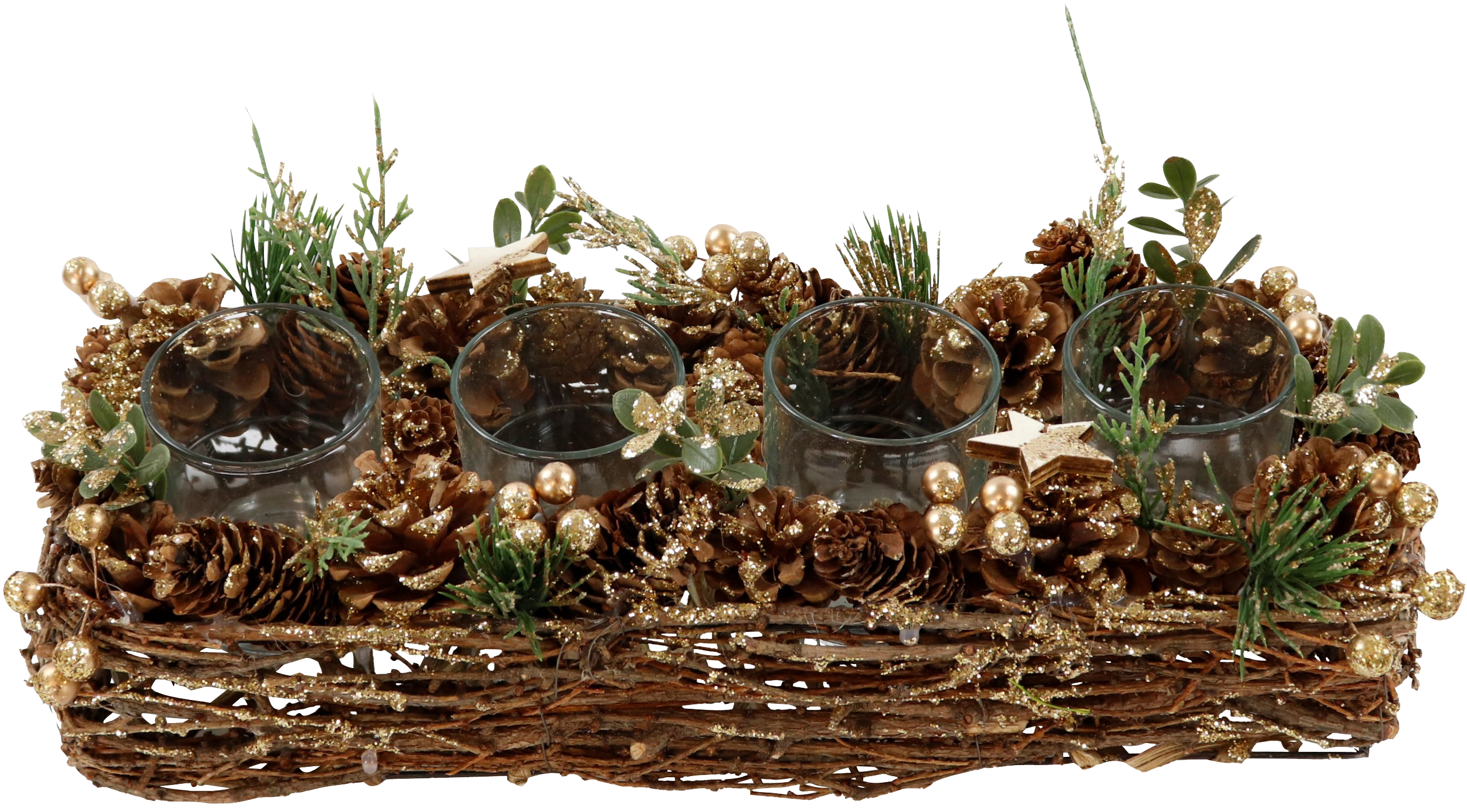 1578 PORTAVELAS  GOLDEN GLOW