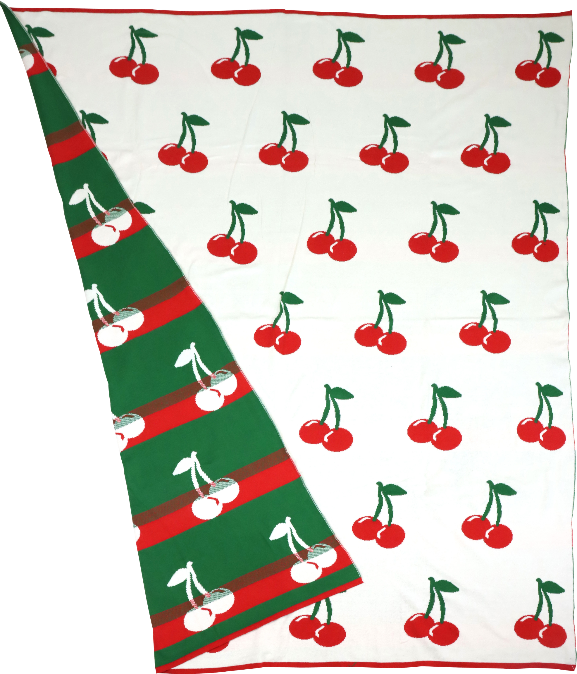 1607 STRICKDECKE CHERRY 125X160