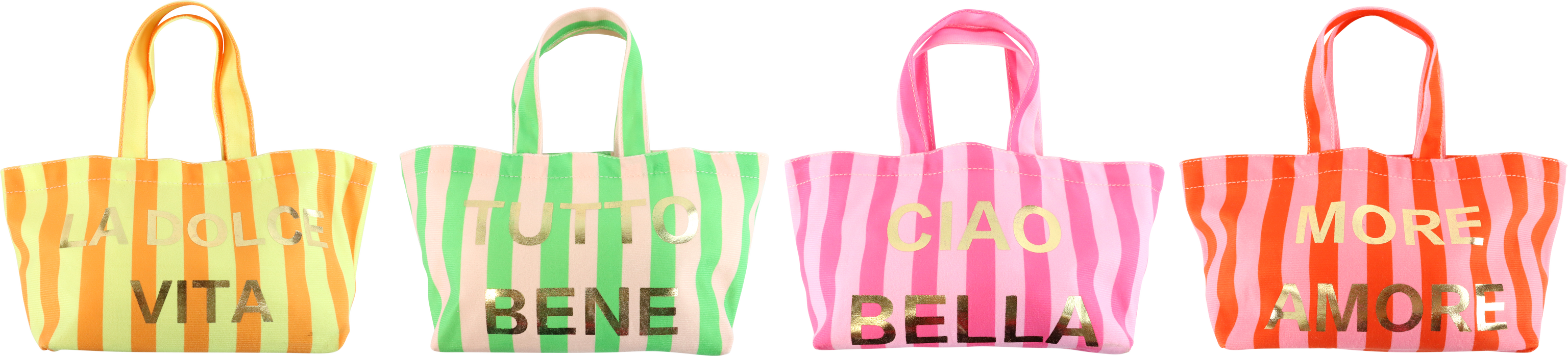 1688 BAGS BELLISSIMA STRIPES  S/4