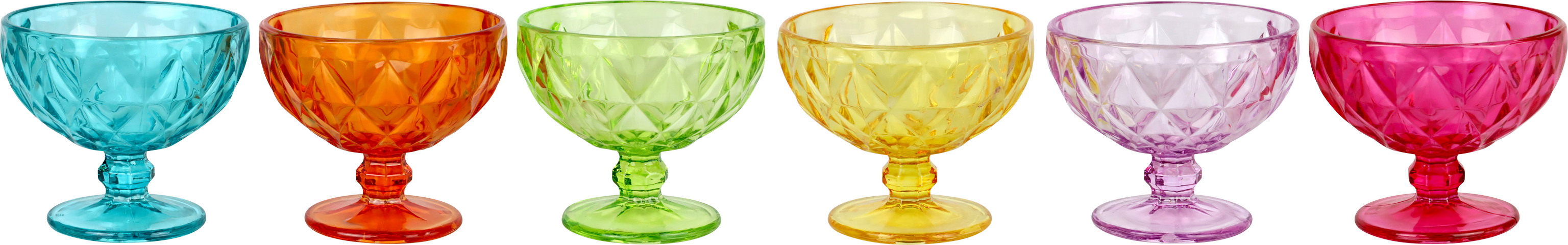 1735 VASOS  SPLASH OF COLOURS  S/6