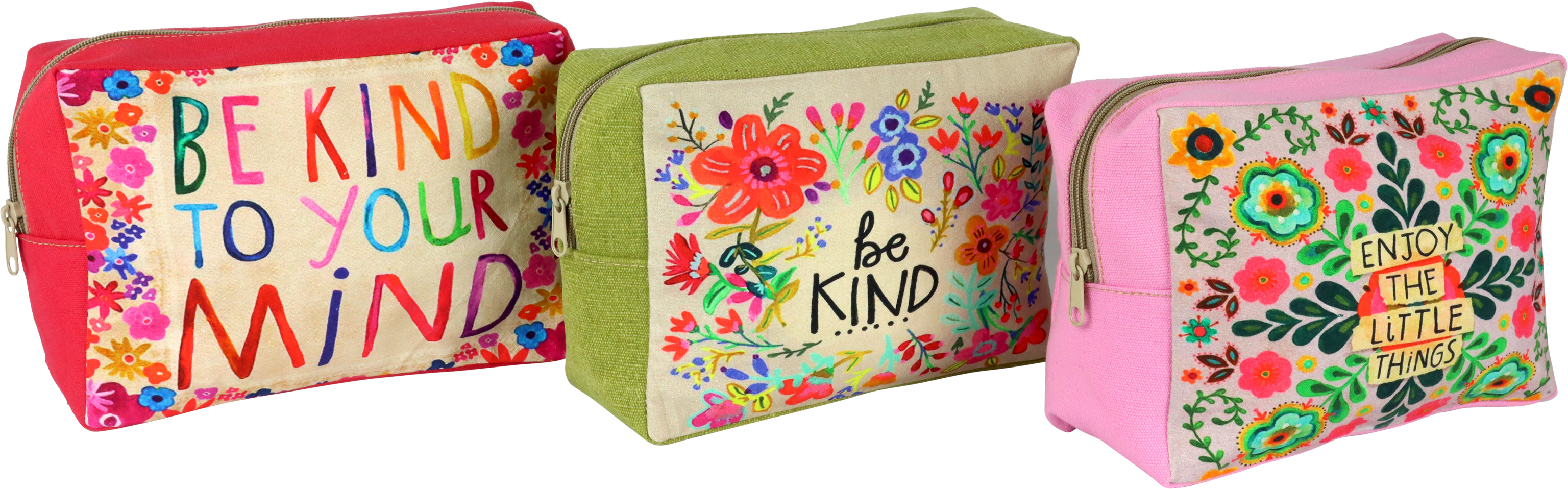 1951 KULTURBEUTEL WILD FLOWERS  S/3