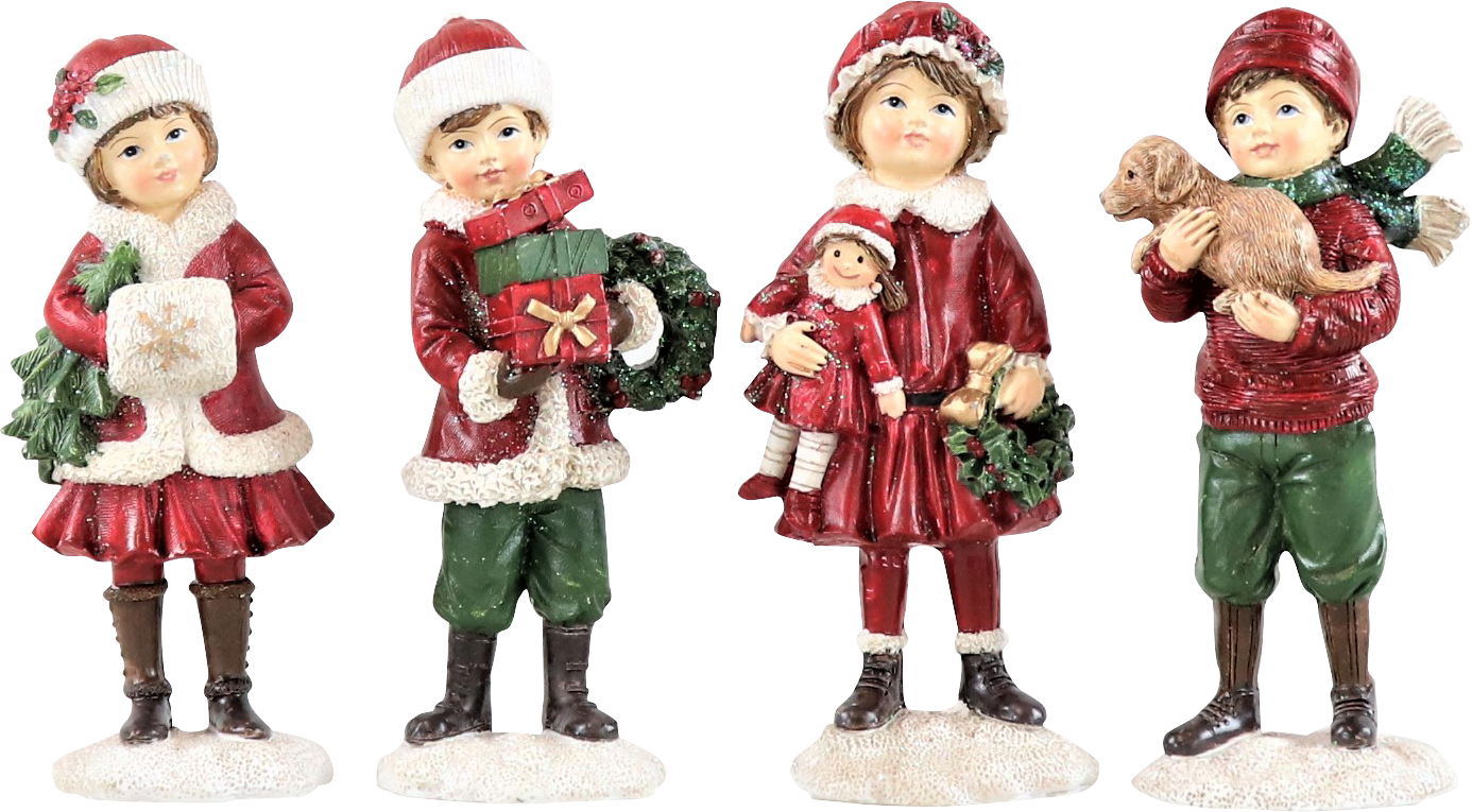 2003 FIGUREN WEIHNACHTSKINDER  S/4