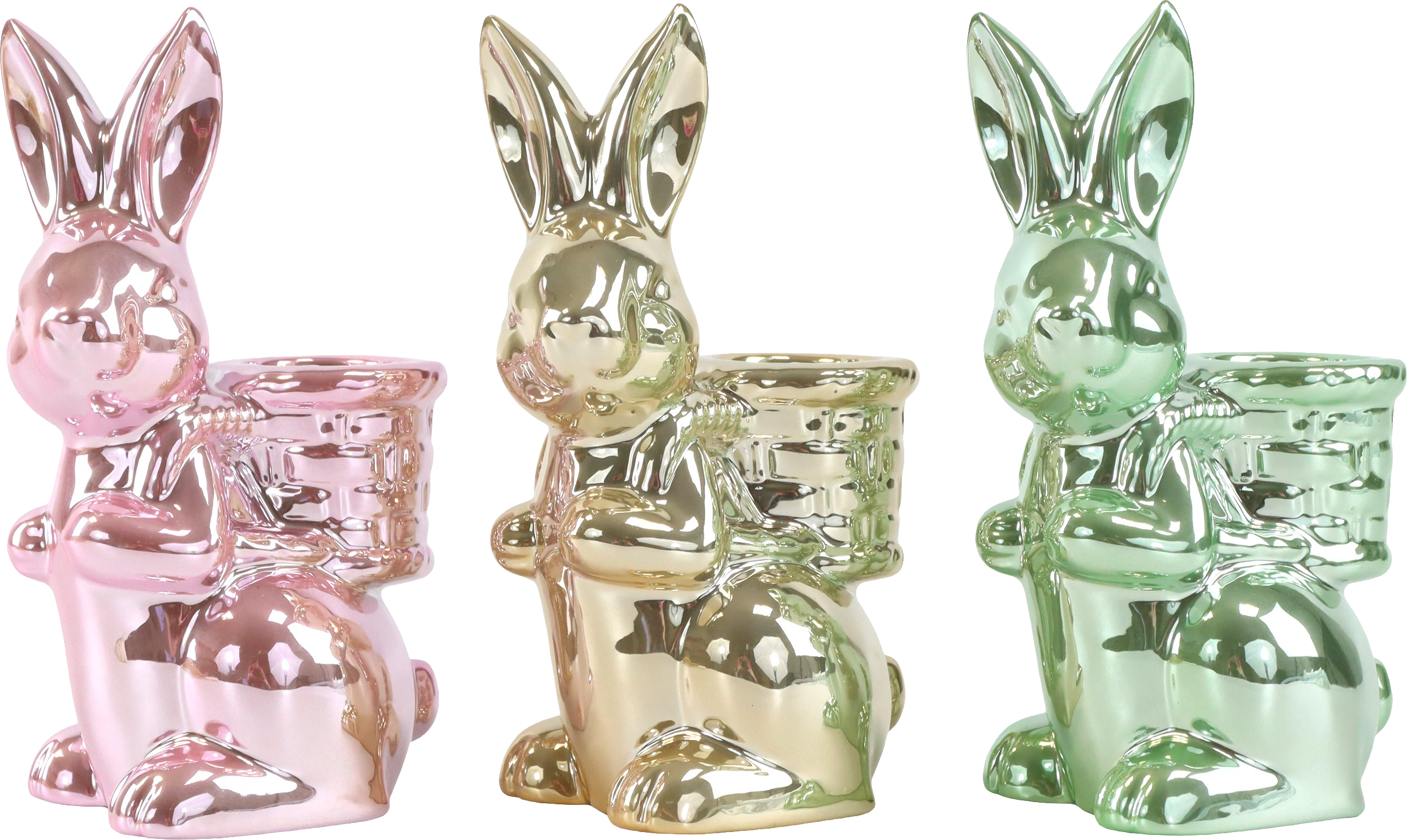 2044 CANDELABRO METALLIC HOP  S/3