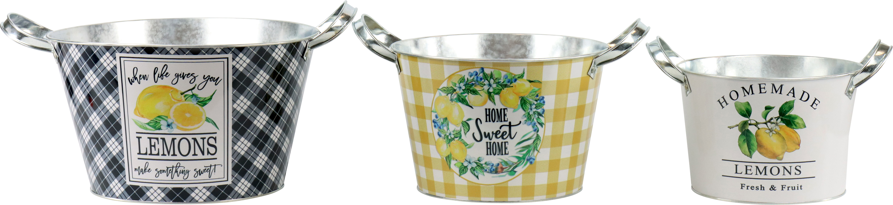 2096 POTS SWEET LEMON  S/3