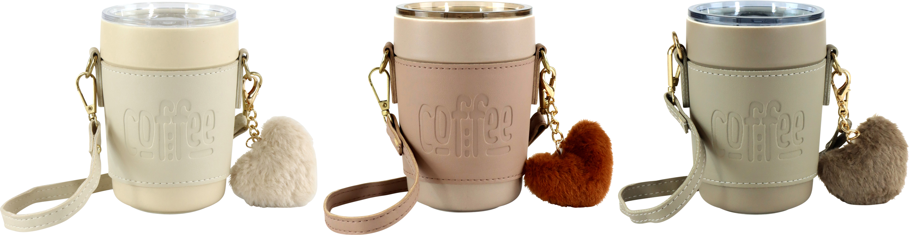 2368 VASO TO-GO COZY COFFEE  S/3