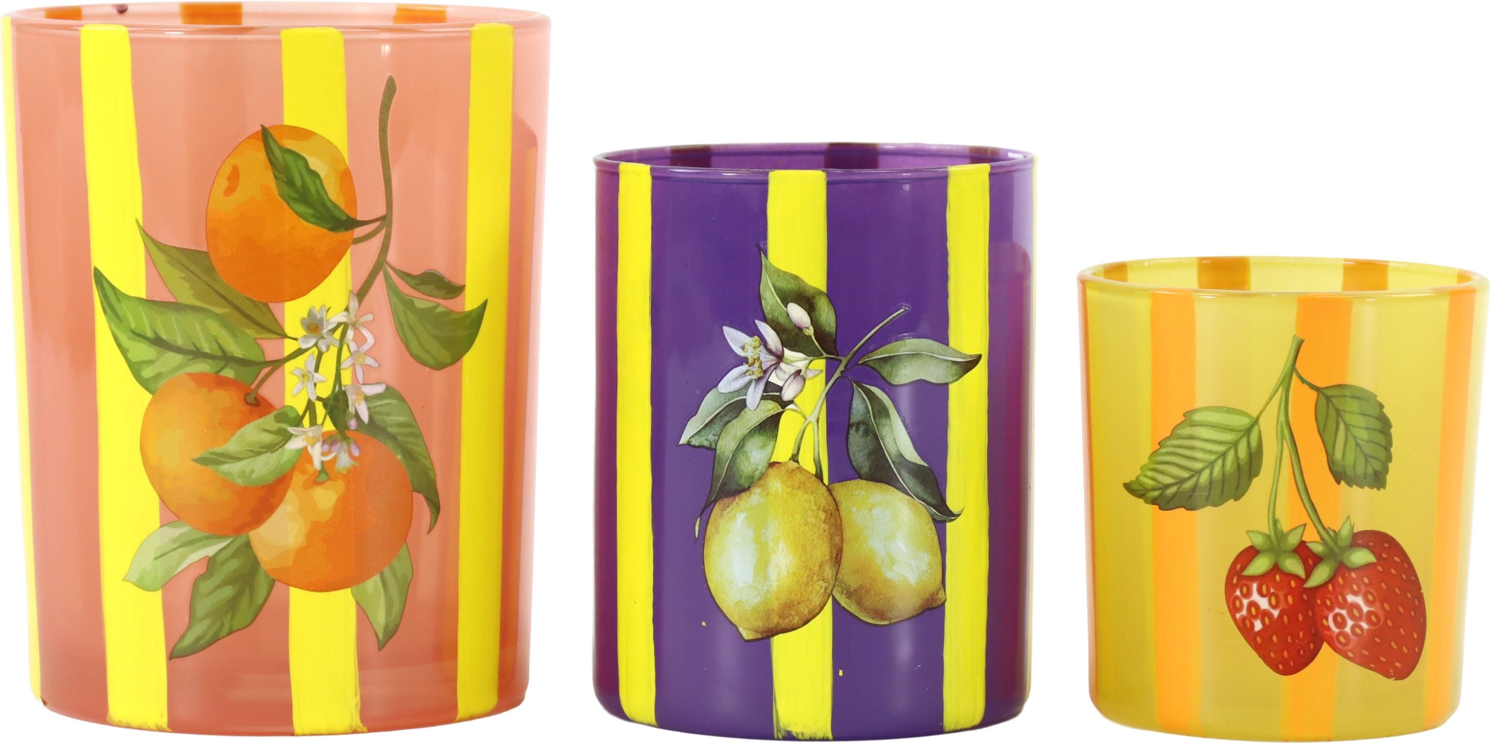 2632 PORTAVELAS FRUIT LIGHTS  S/3
