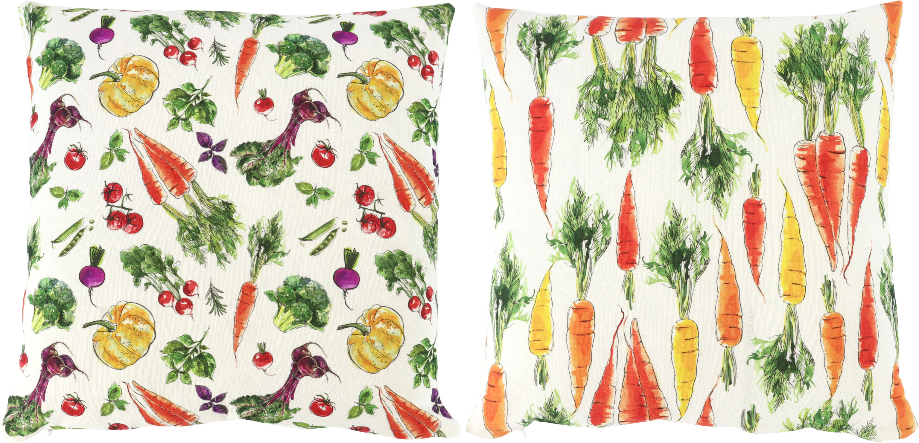 2683 FUNDAS COJÍN VEGGIEVIBES 40X40 S/2