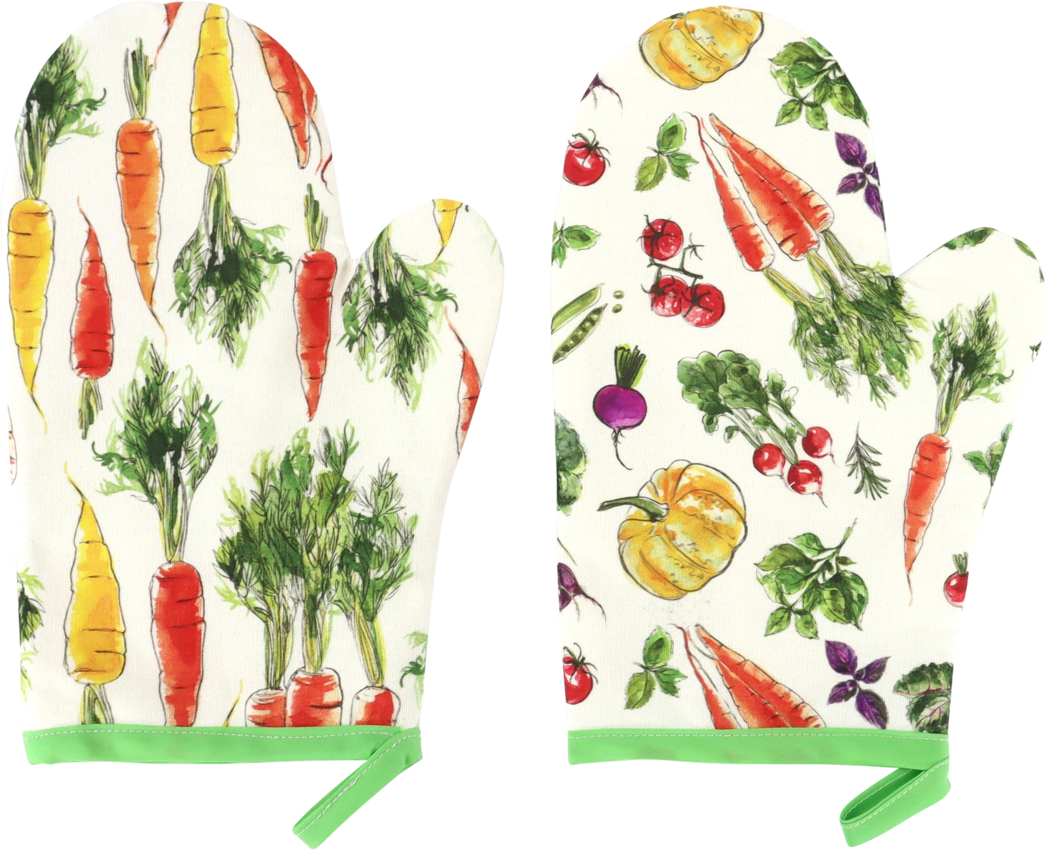 2686 GUANTES HORNO VEGGIE VIBES  S/2