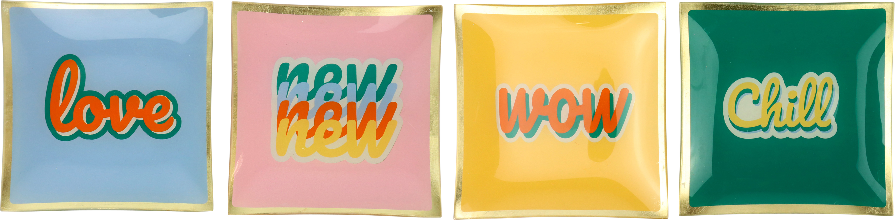 2712 PLATO DE CRISTAL «MENSAJE» S/4