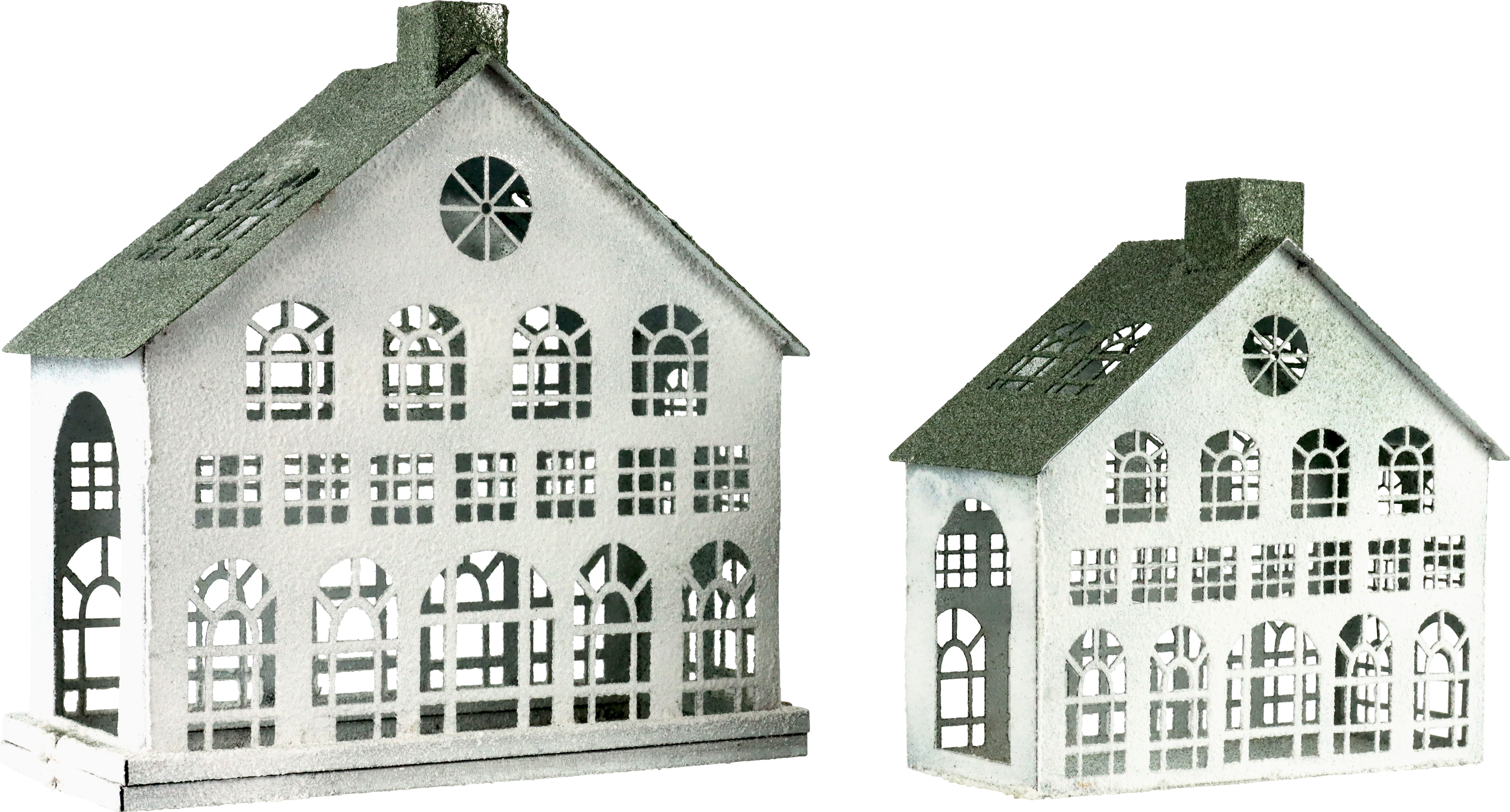 2758 LANTERNHOUSES COTTAGE GLOW  S/2