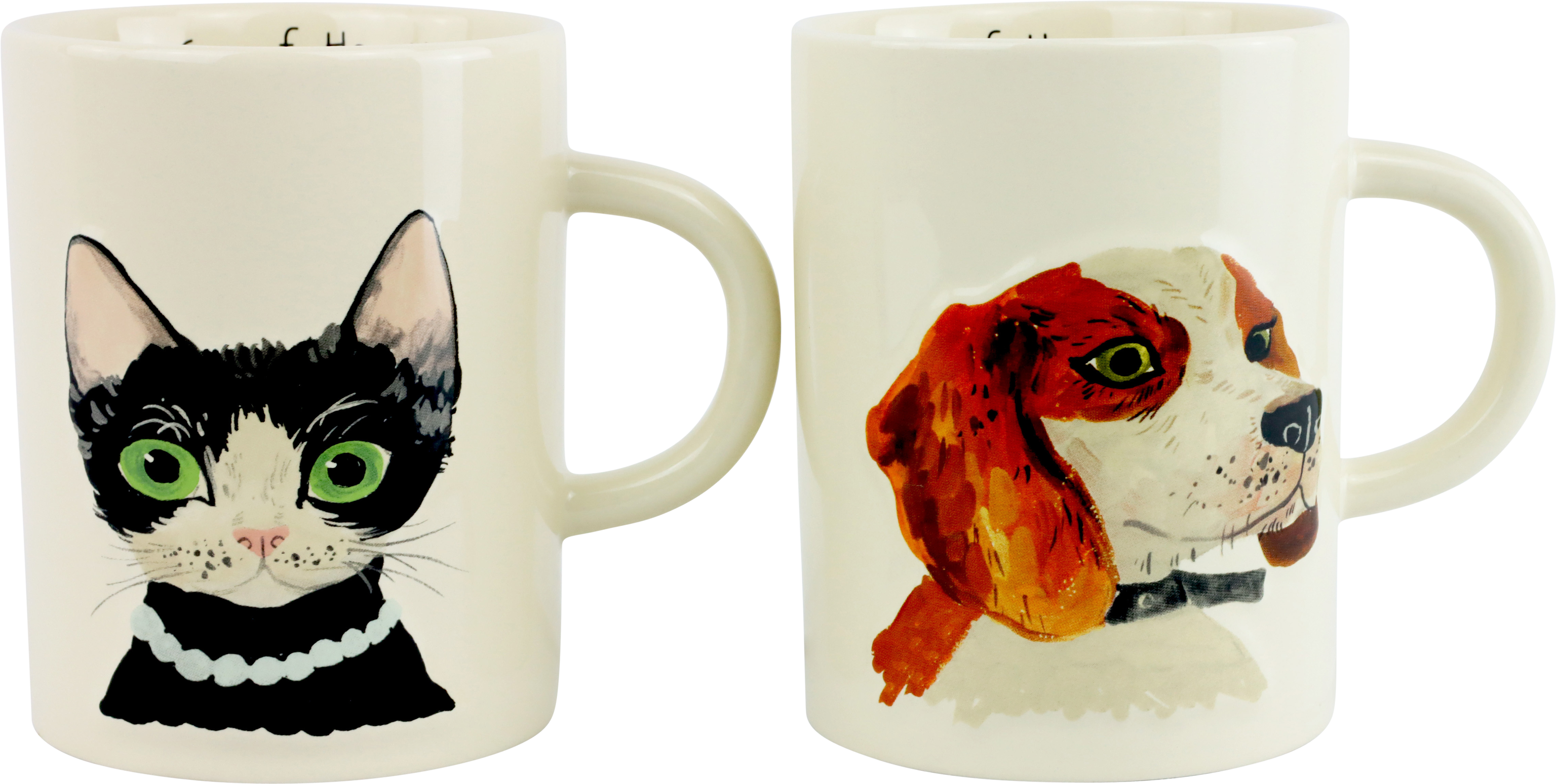 2804 TAZAS MME MIAU&MONSIEUR WUFF  S/2