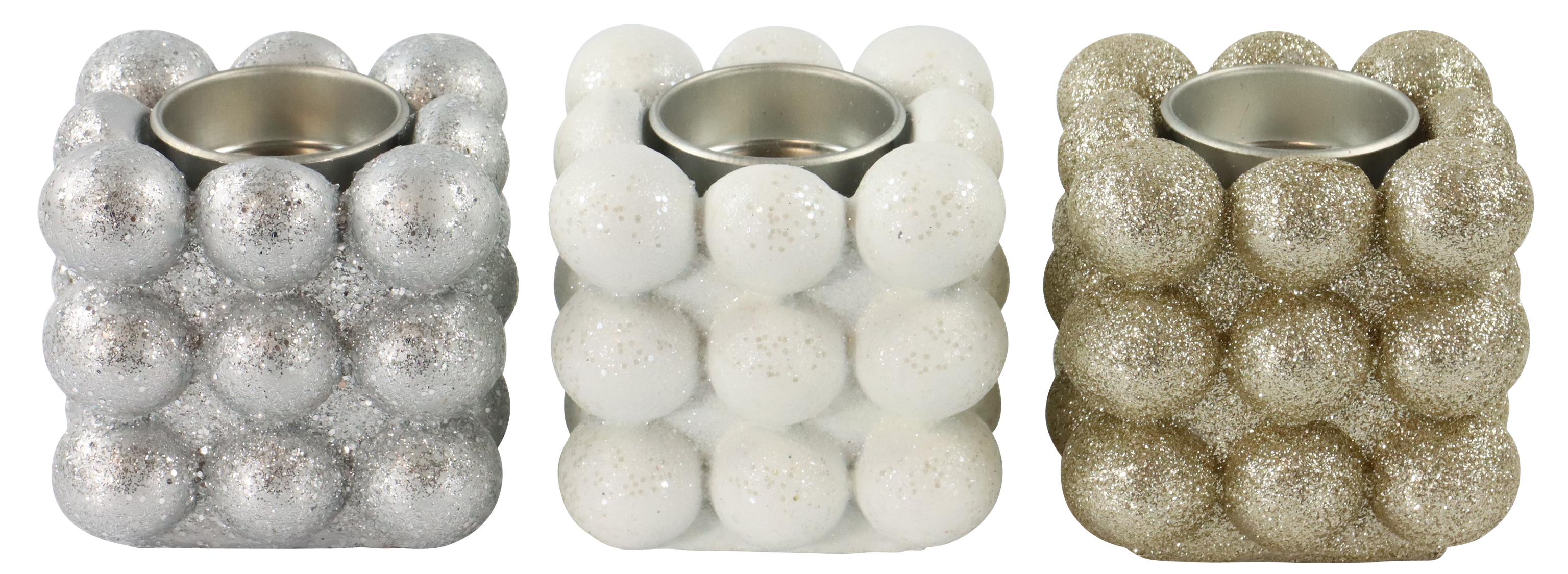 2849 LEUCHTER CUBE  S/3