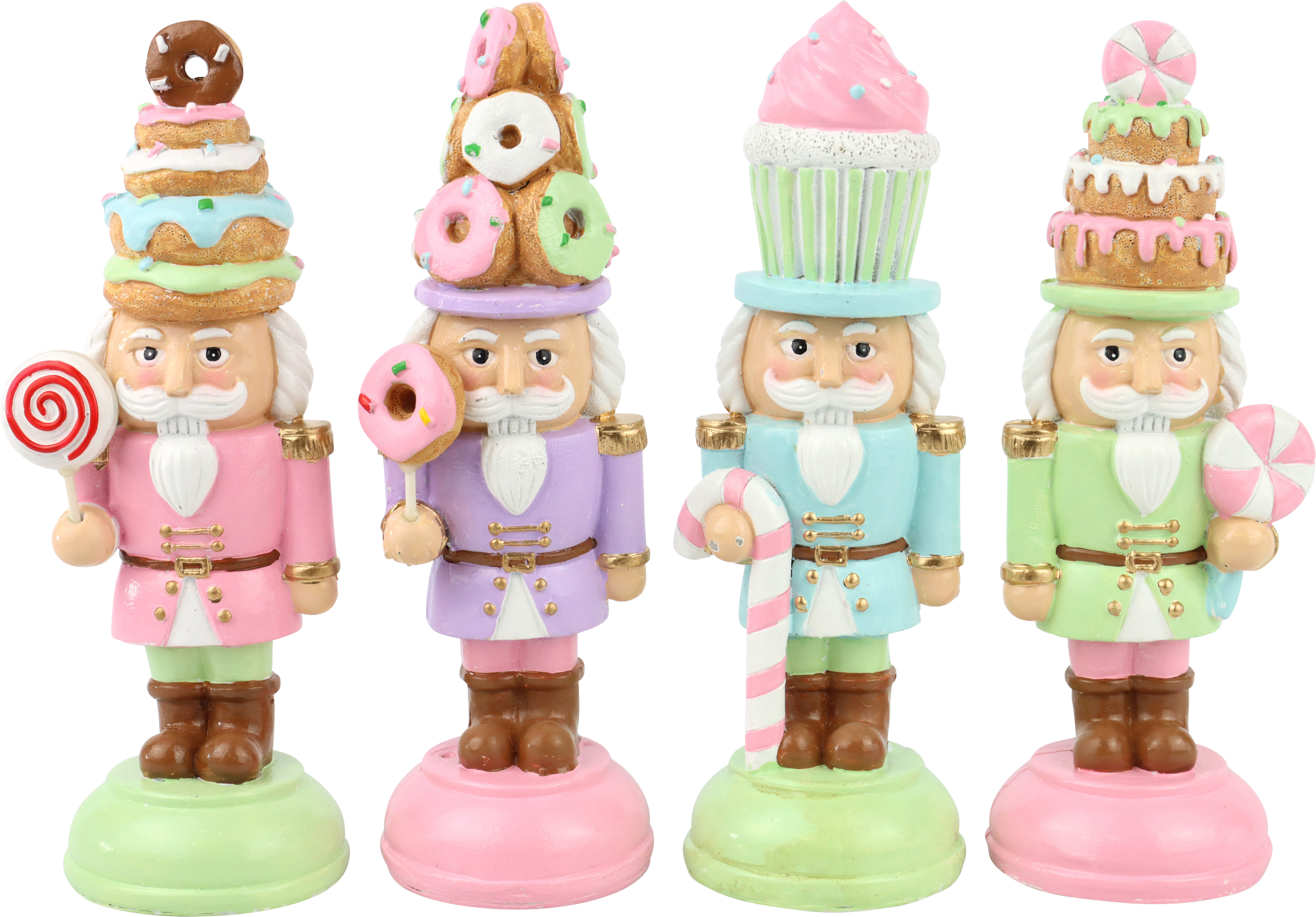 2863 NUTCRACKERS « CANDY XMAS » 4P