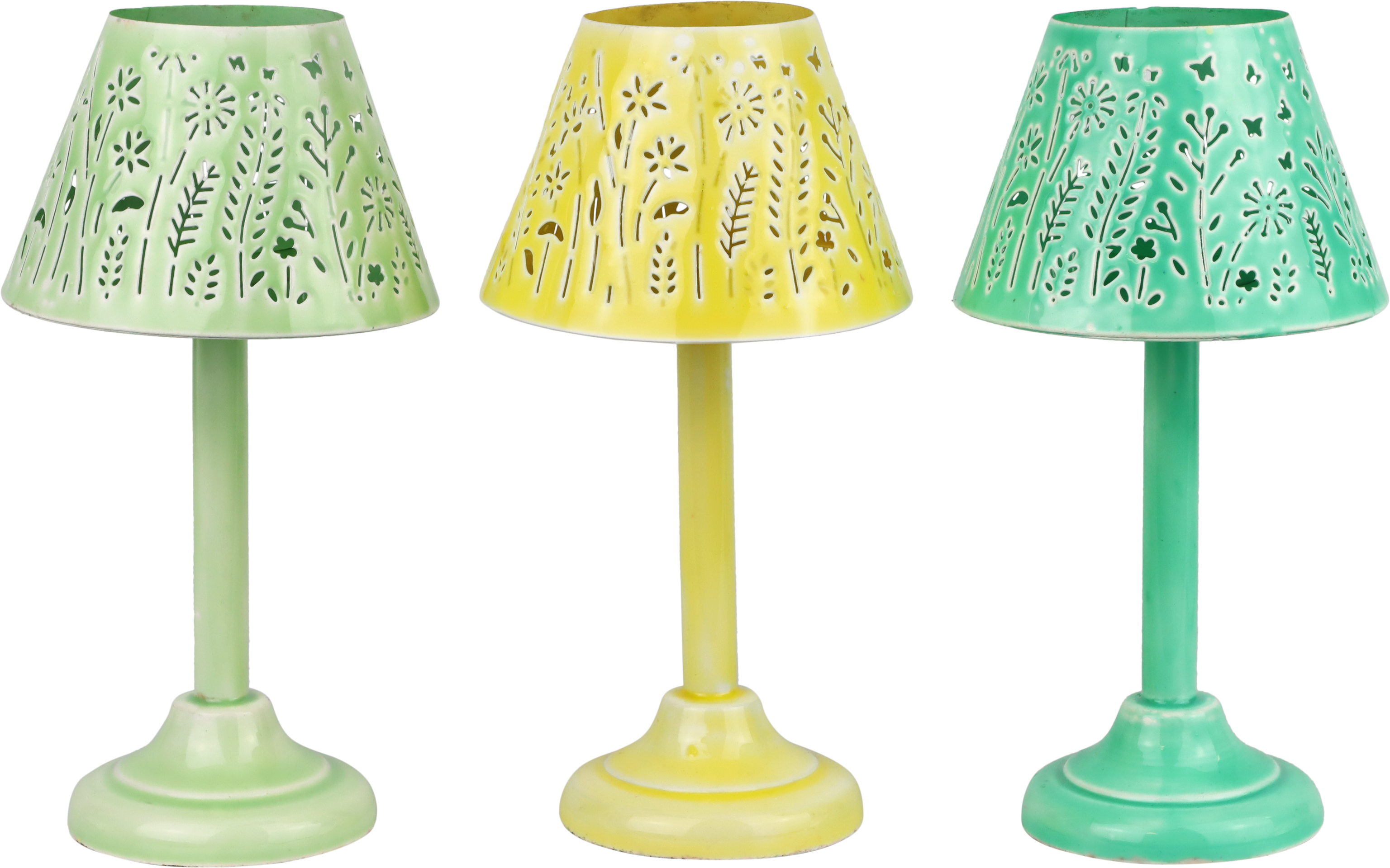 2864 TEALIGHTLAMPS TROPEA  S/3