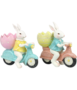 2977 BUNNY EASTER SCOOTER  2PZ