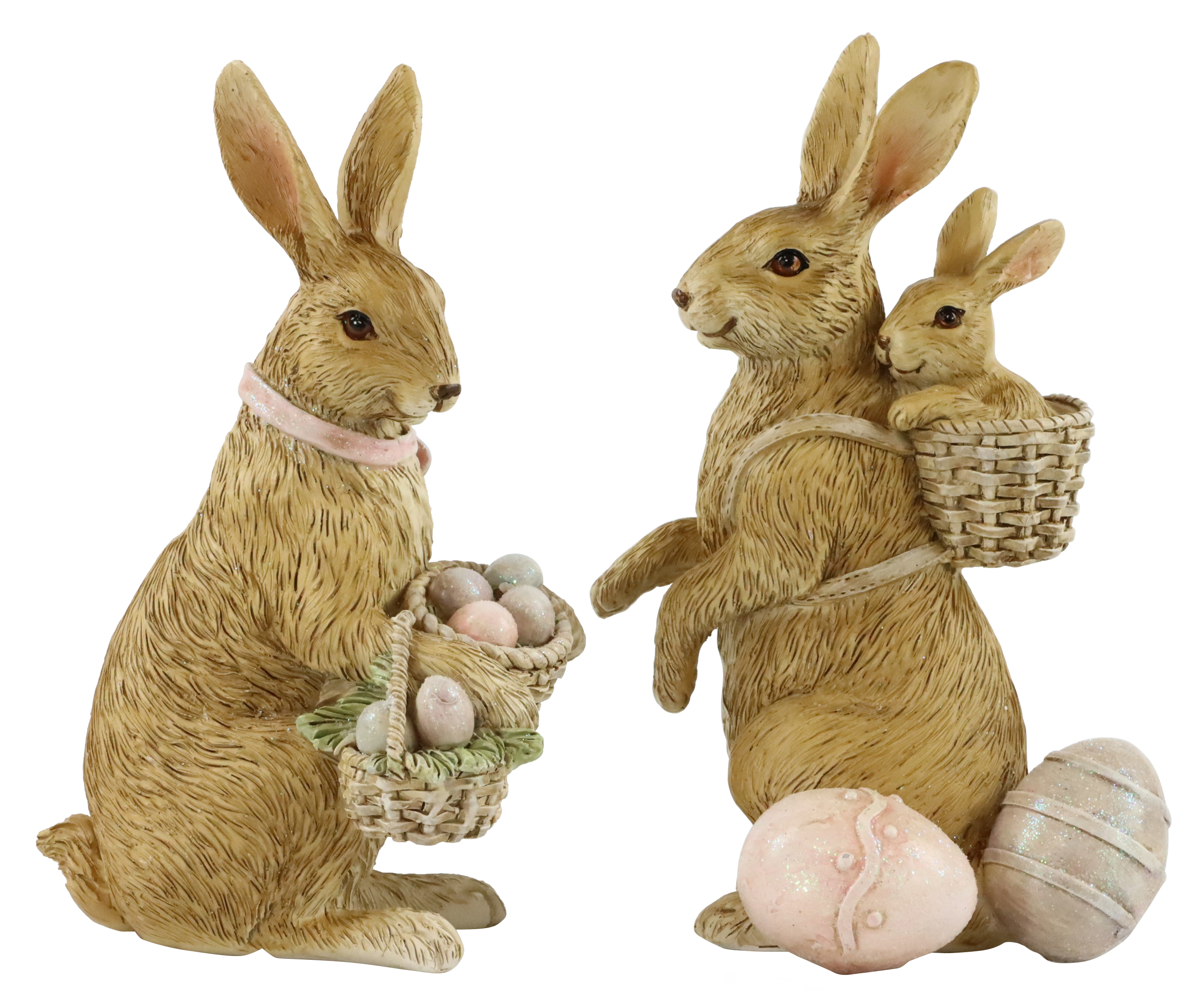 3037 CONEJOS VINTAGE EASTER  S/2