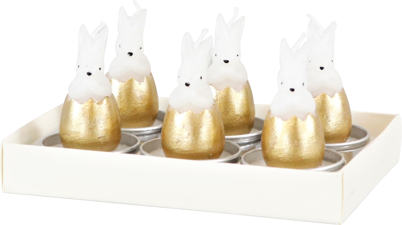 3056 CANDELE  BUNNIES  6PZ