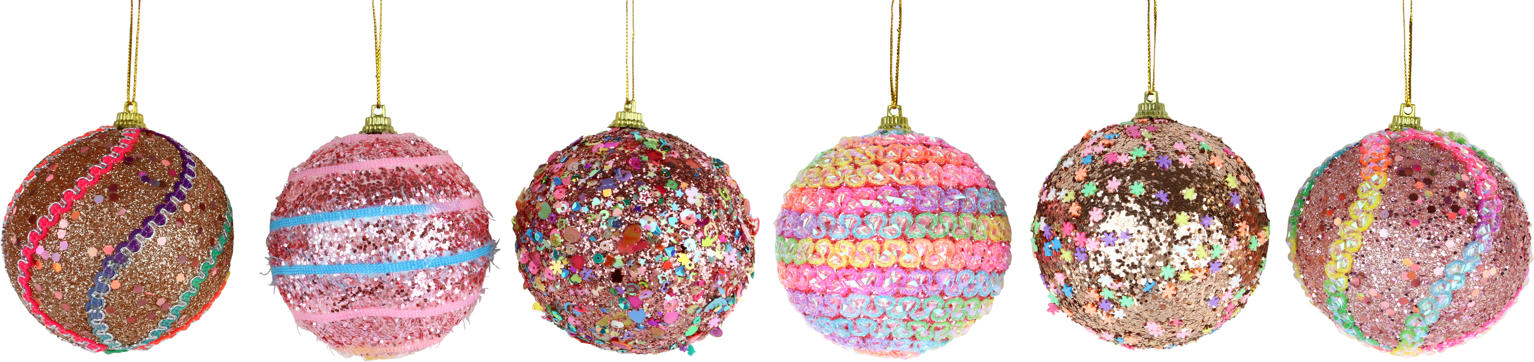 3266 BOULES « JOLLY XMAS » 6P