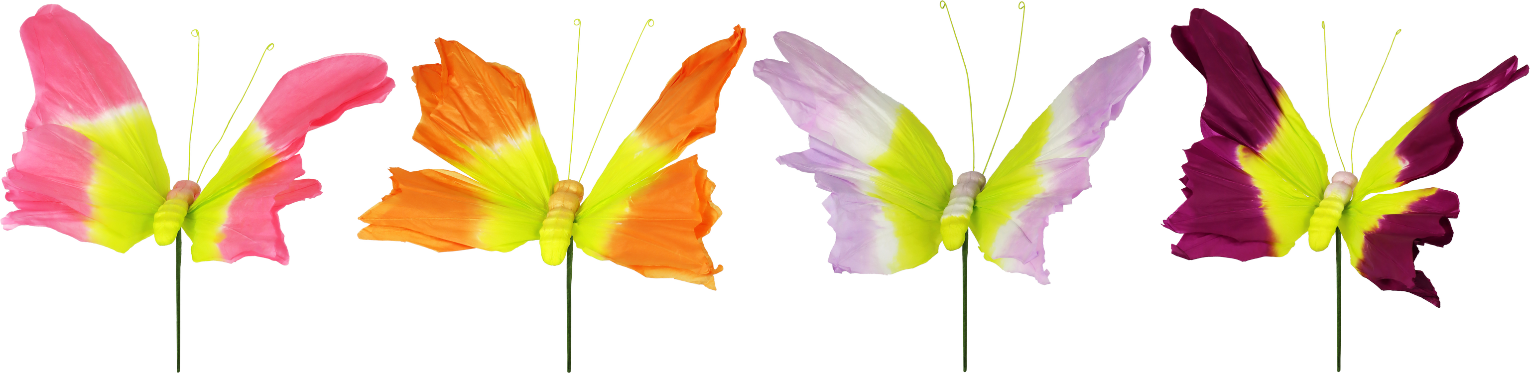 3384 FARFALLE DECORATIVE PAPPILON  4PZ