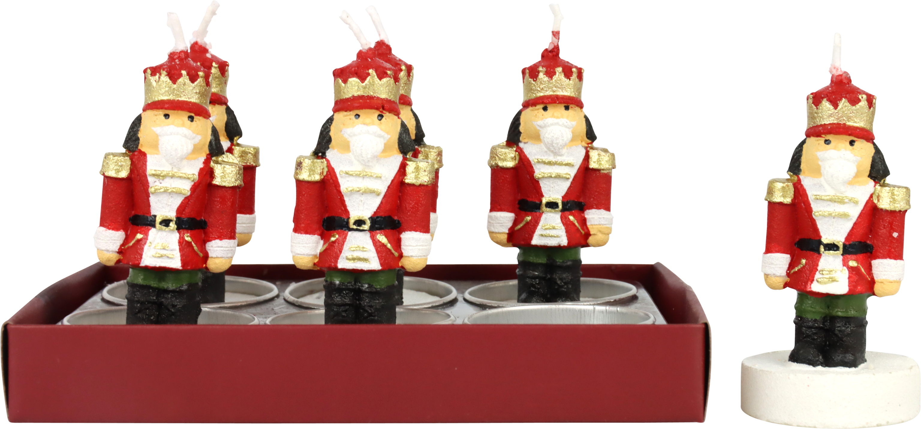 3421 LUCES DE TEAL NUSSKNACKER  S/6