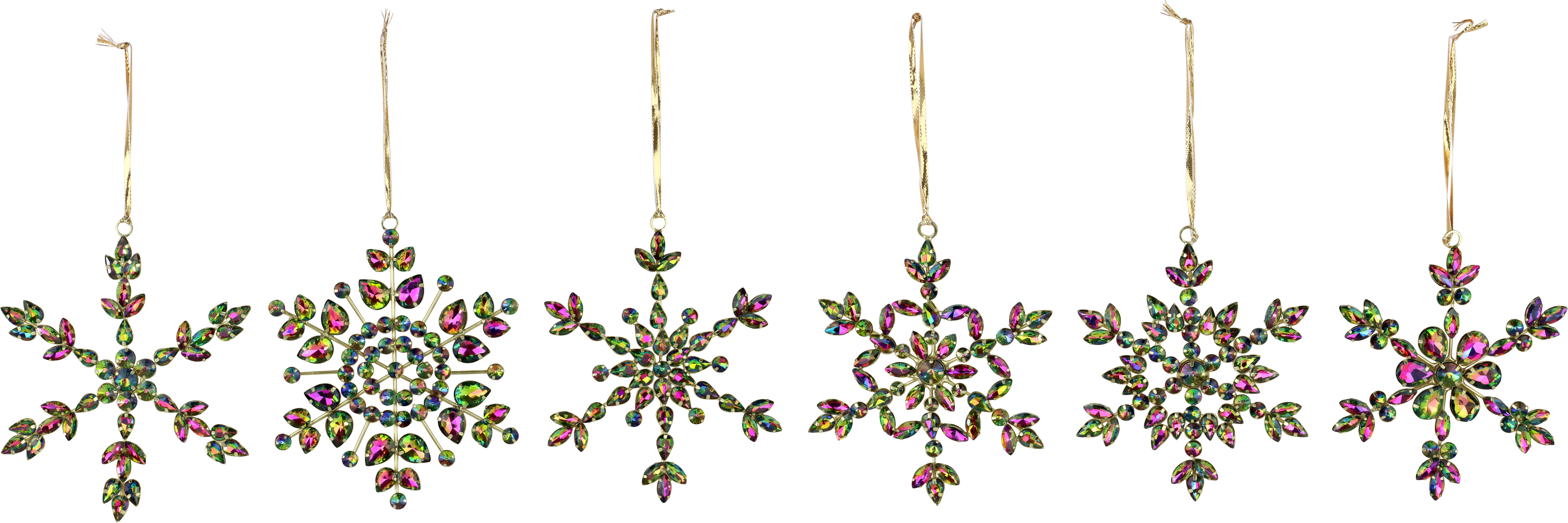 3519 PENDENTIF CRISTAL « JAIPUR » 6P