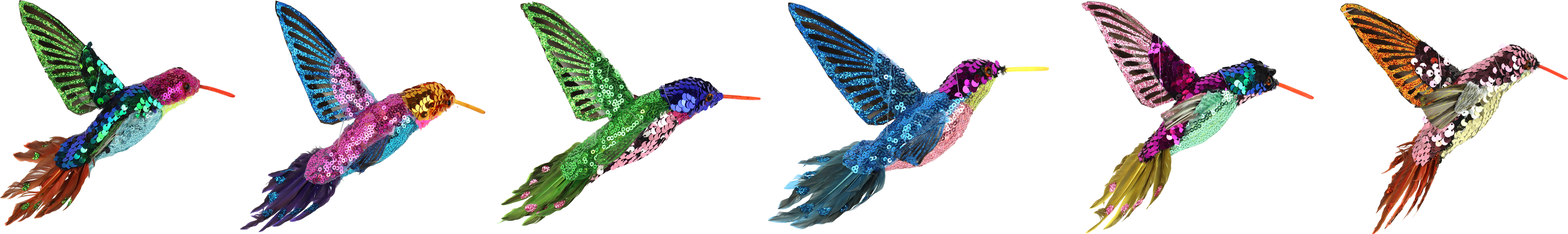 3605 COLIBRIS SPARKLE WINGS  6P