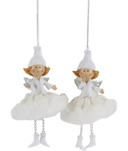 3776 HANGER WHITE ANGELS  S/2