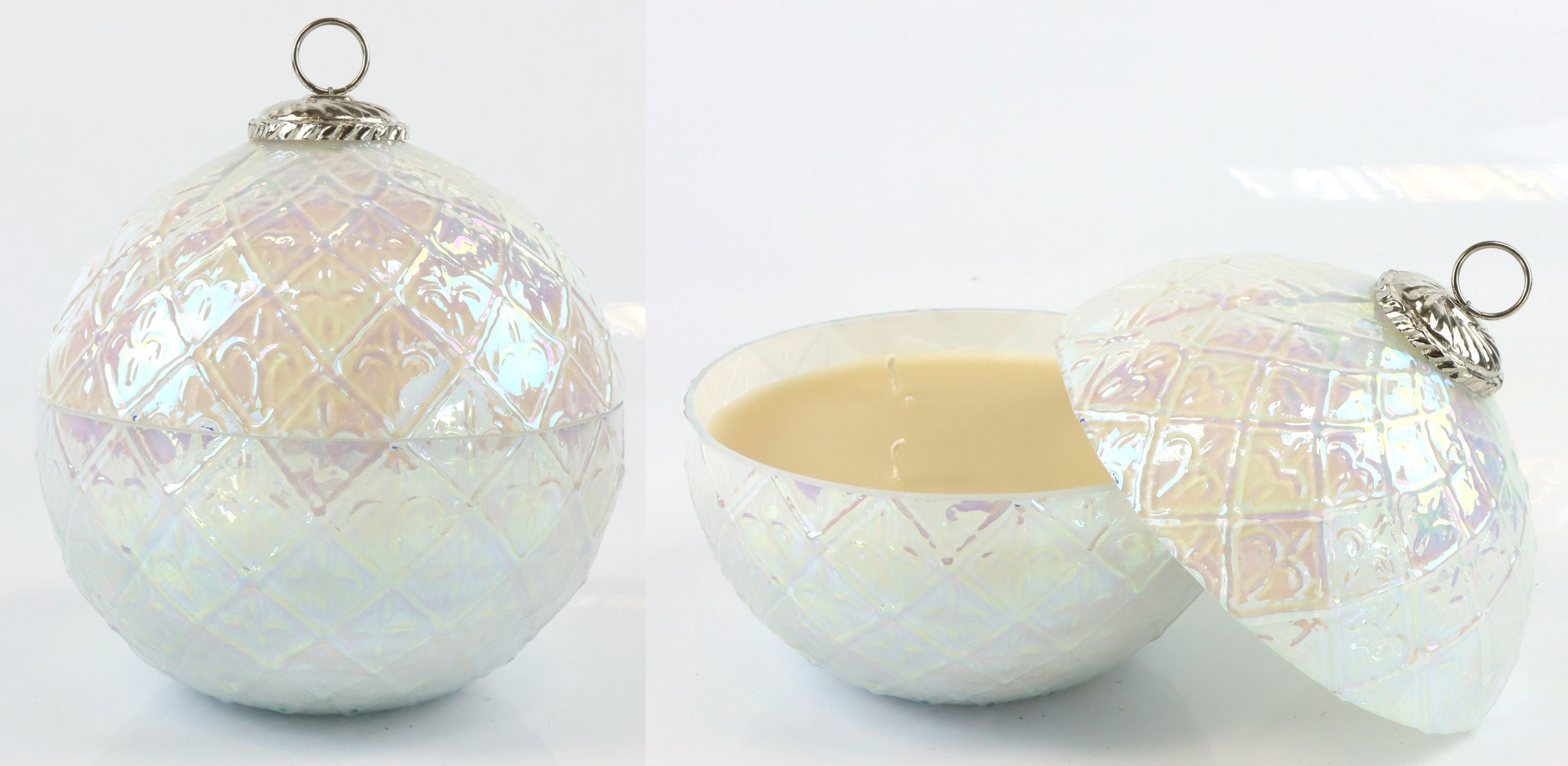 3963 VASOS PARA VELAS XMAS BALL