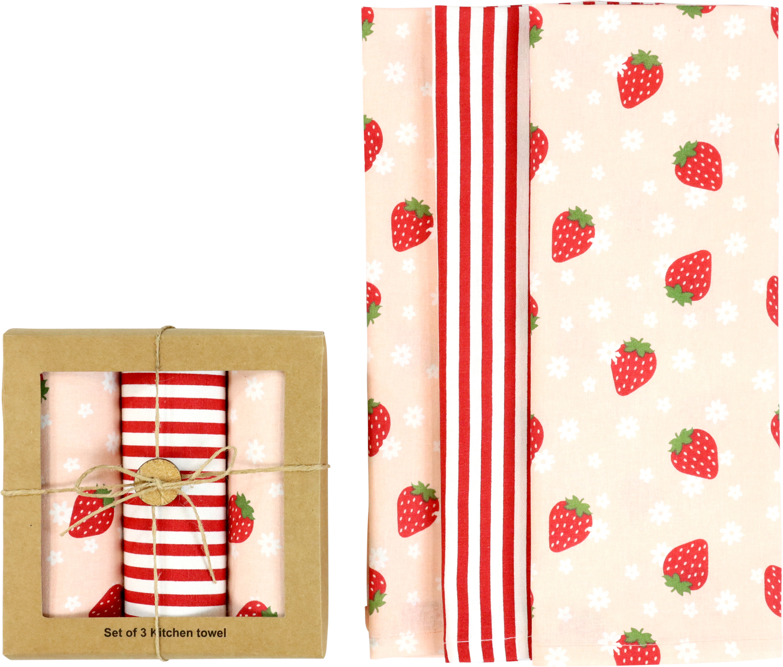 3985 GIFTSET STRAWBERRY LOVE  S/3