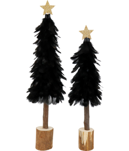 4048 PIUME ALBERI  BLACK BEAUTY  2PZ