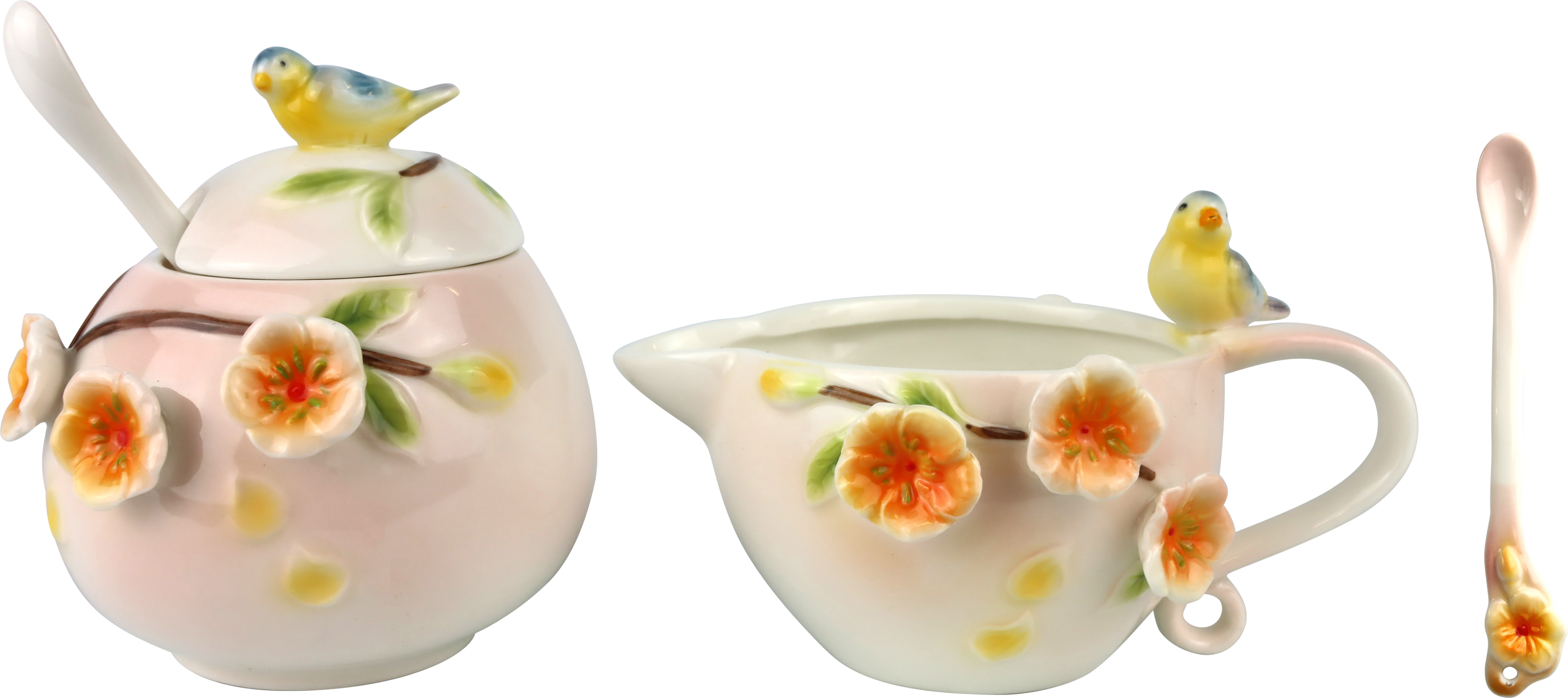 4222 LECHE Y AZÚCA BLOSSOM DELIGHT  S/2