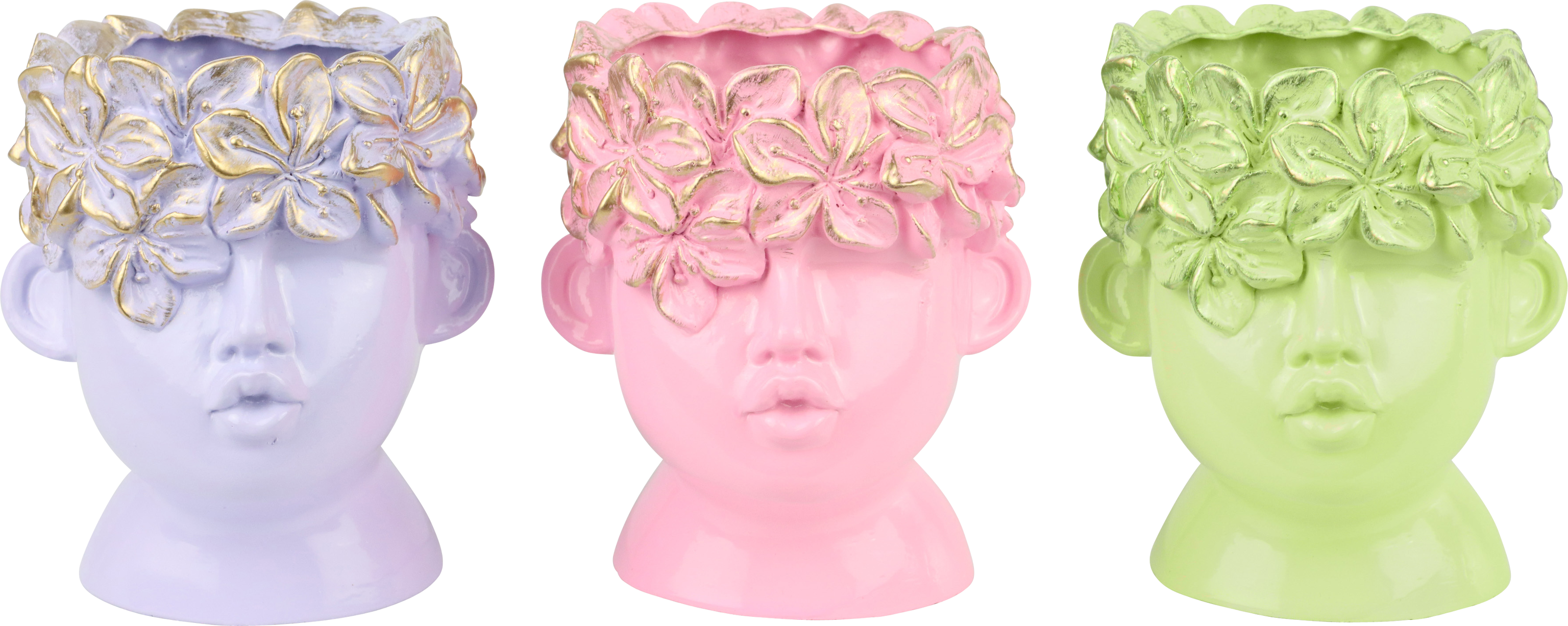 4263 POTS FLORA  S/3