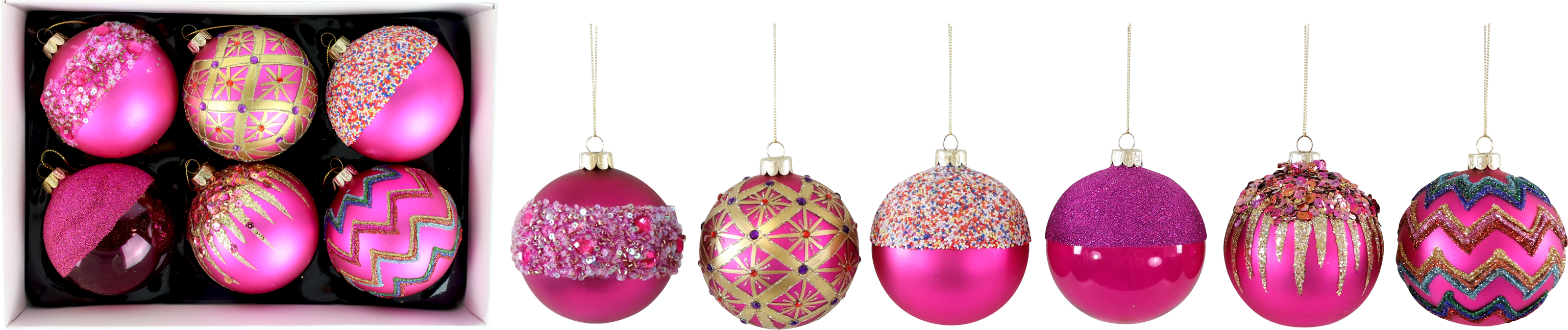 4416 BOULES  PURPUR  6P