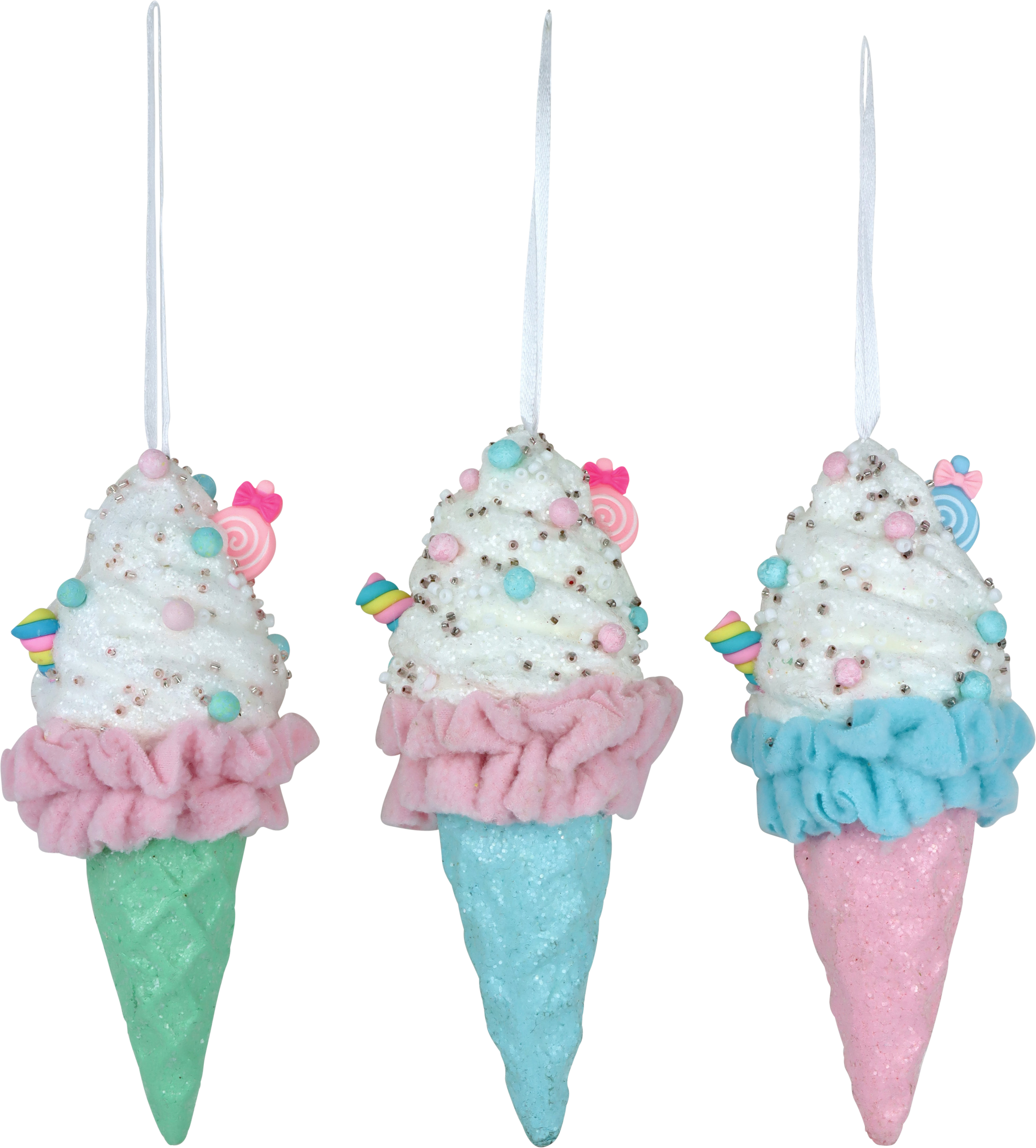 4420 CONI GELATO CANDY XMAS  3PZ