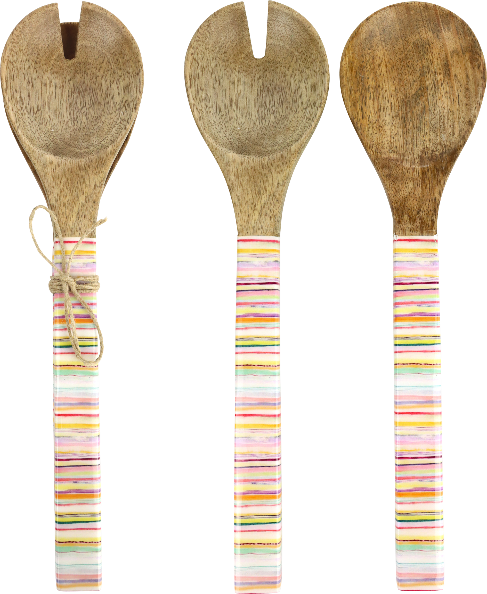 4475 POSATE INSALATA STRIPES  2PZ