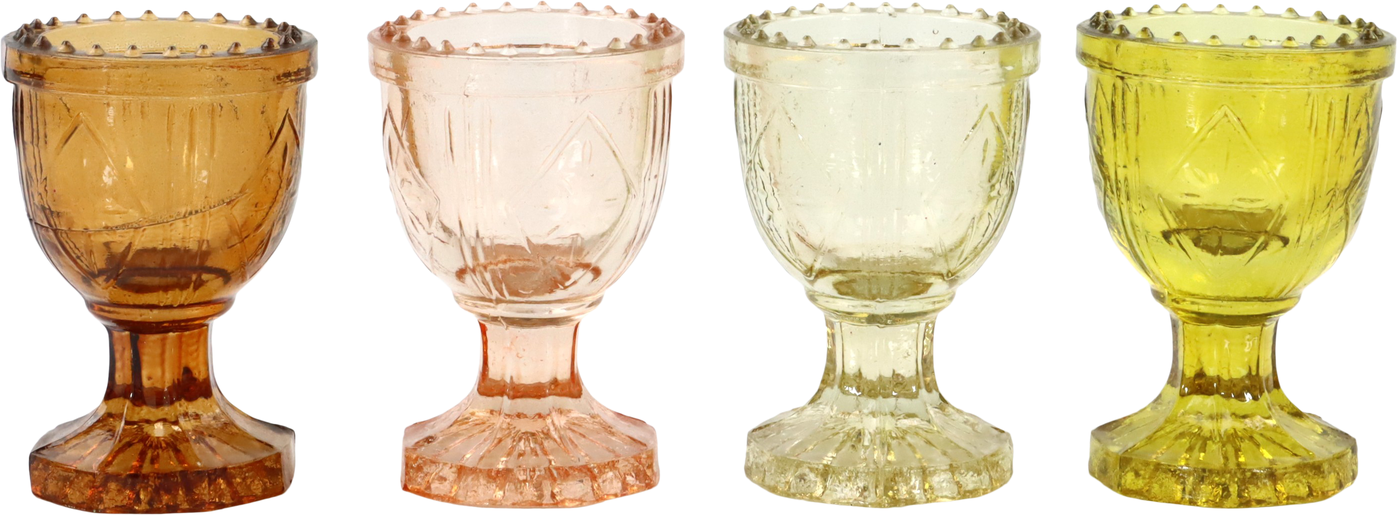 4533 EIERBECHER AMBER AURA  S/4