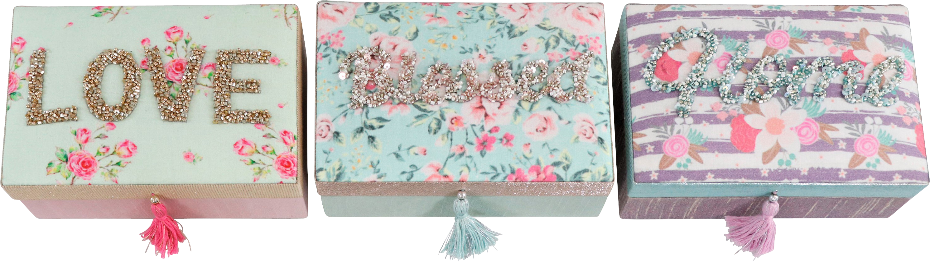 4694 CAJAS  SPRING LOVE  S/3