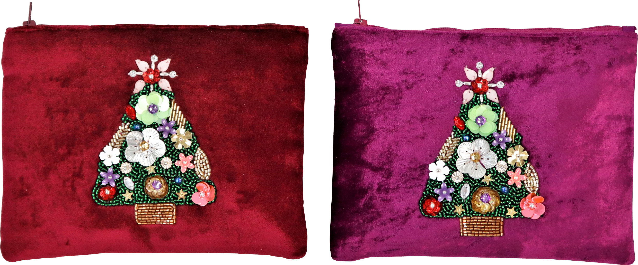 4713 POCHETTE  CHRISTMAS TREE  2PZ