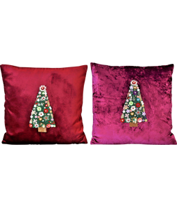 4714 CUSHION COVER X-MAS TREE 45X45 S/2