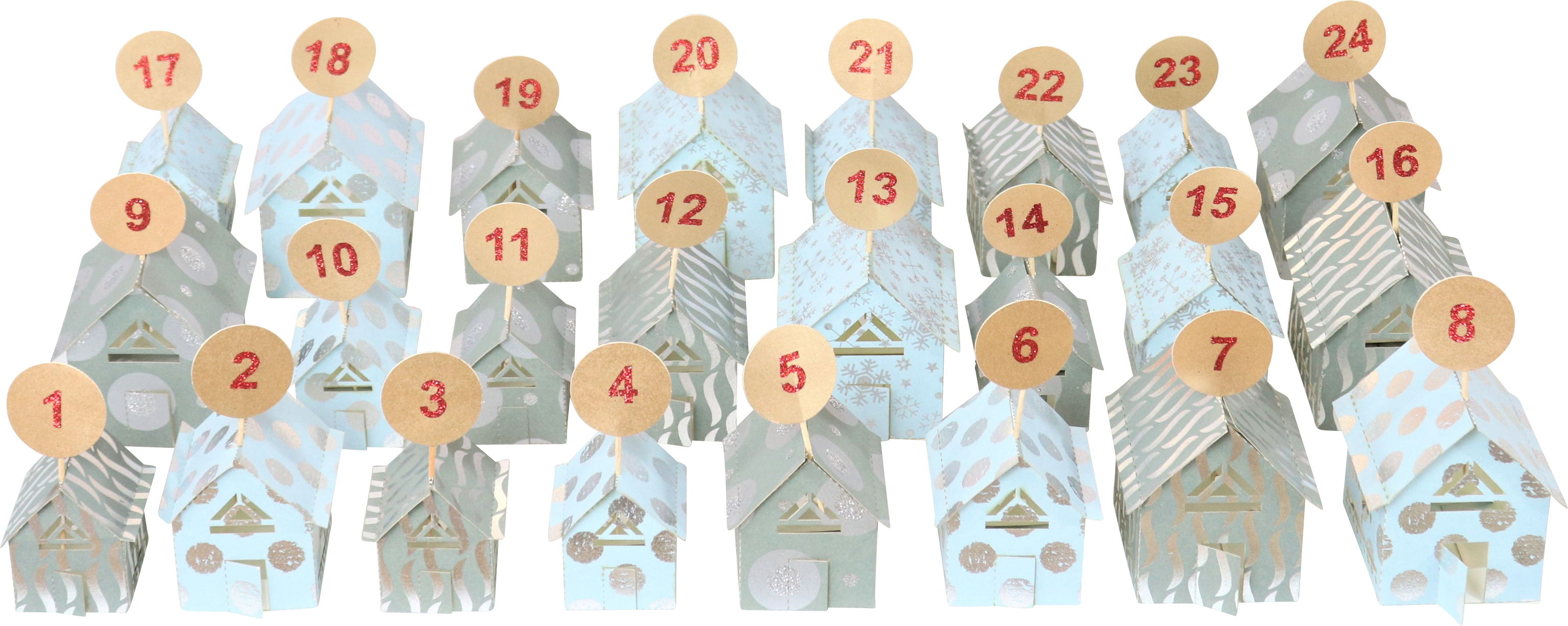 4813 ADVENTSKALENDER HÄUSER  S/24
