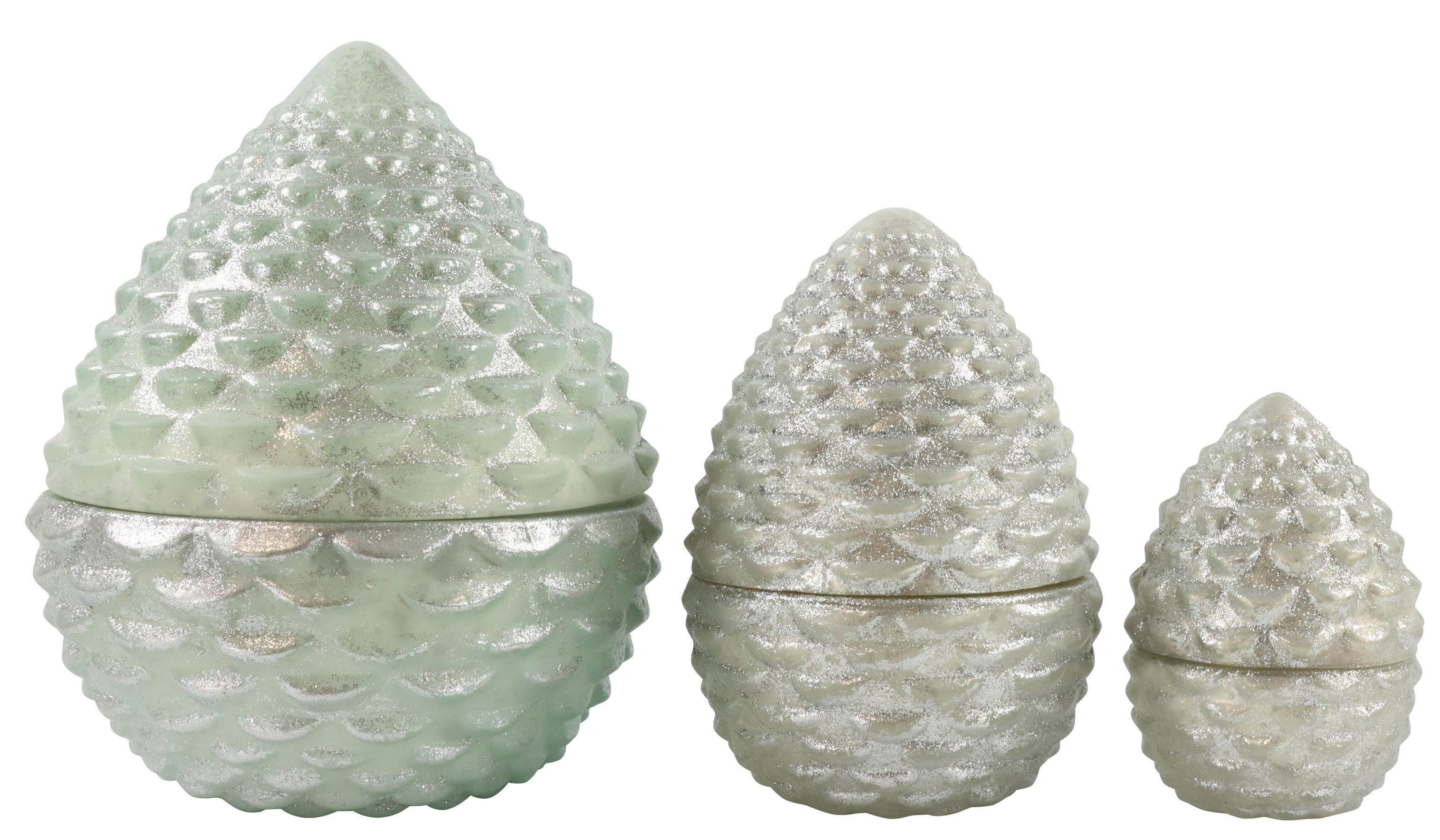 5090 SCATOLE DI VETRO PINE  3PZ