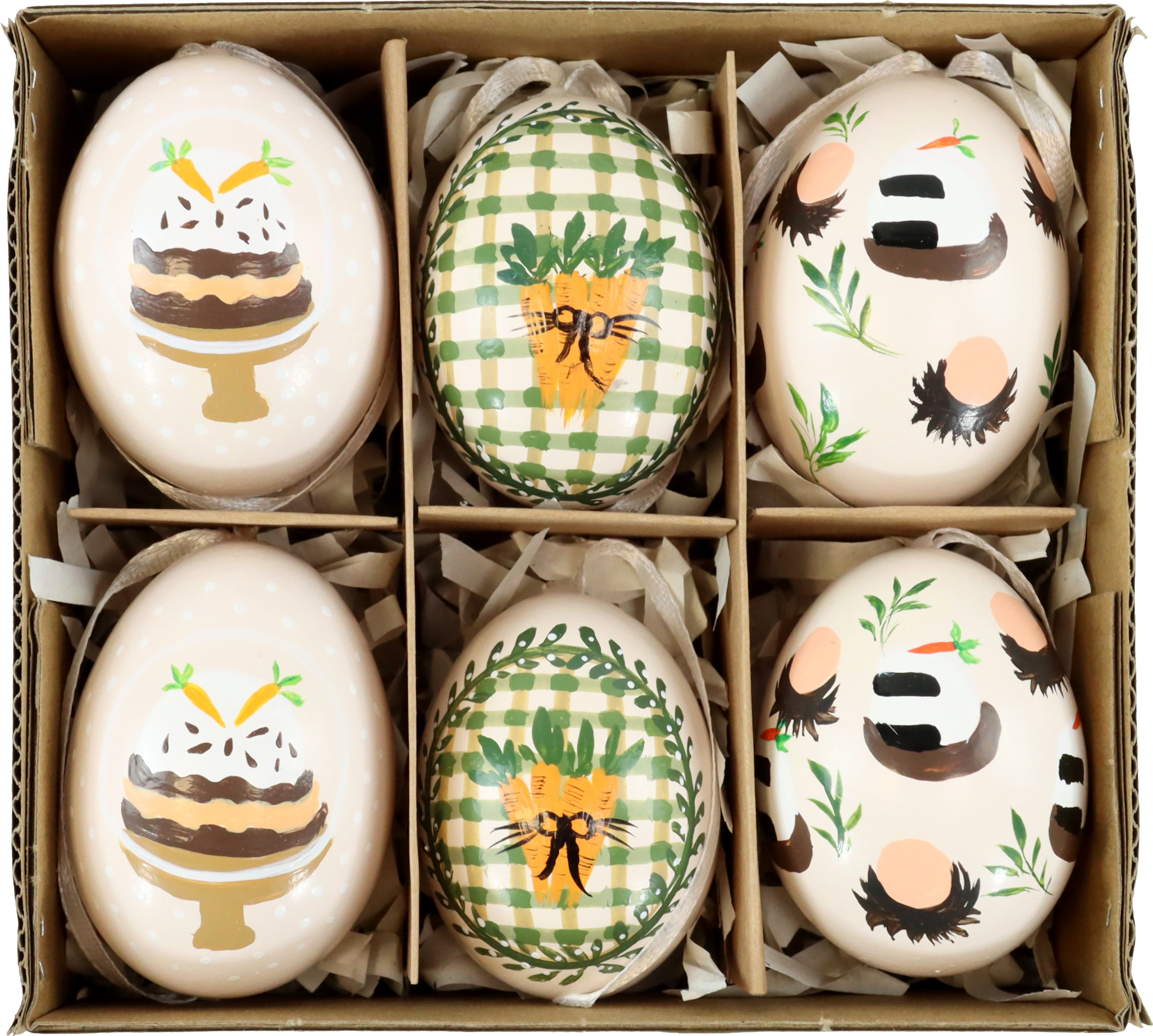 5322 CAJA HUEVOS CARROT CAKE  S/6