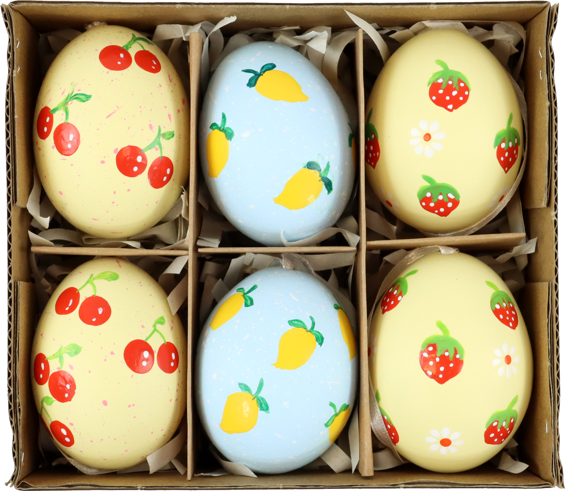 5325 CAJA HUEVOS FRUIT GARDEN  S/6