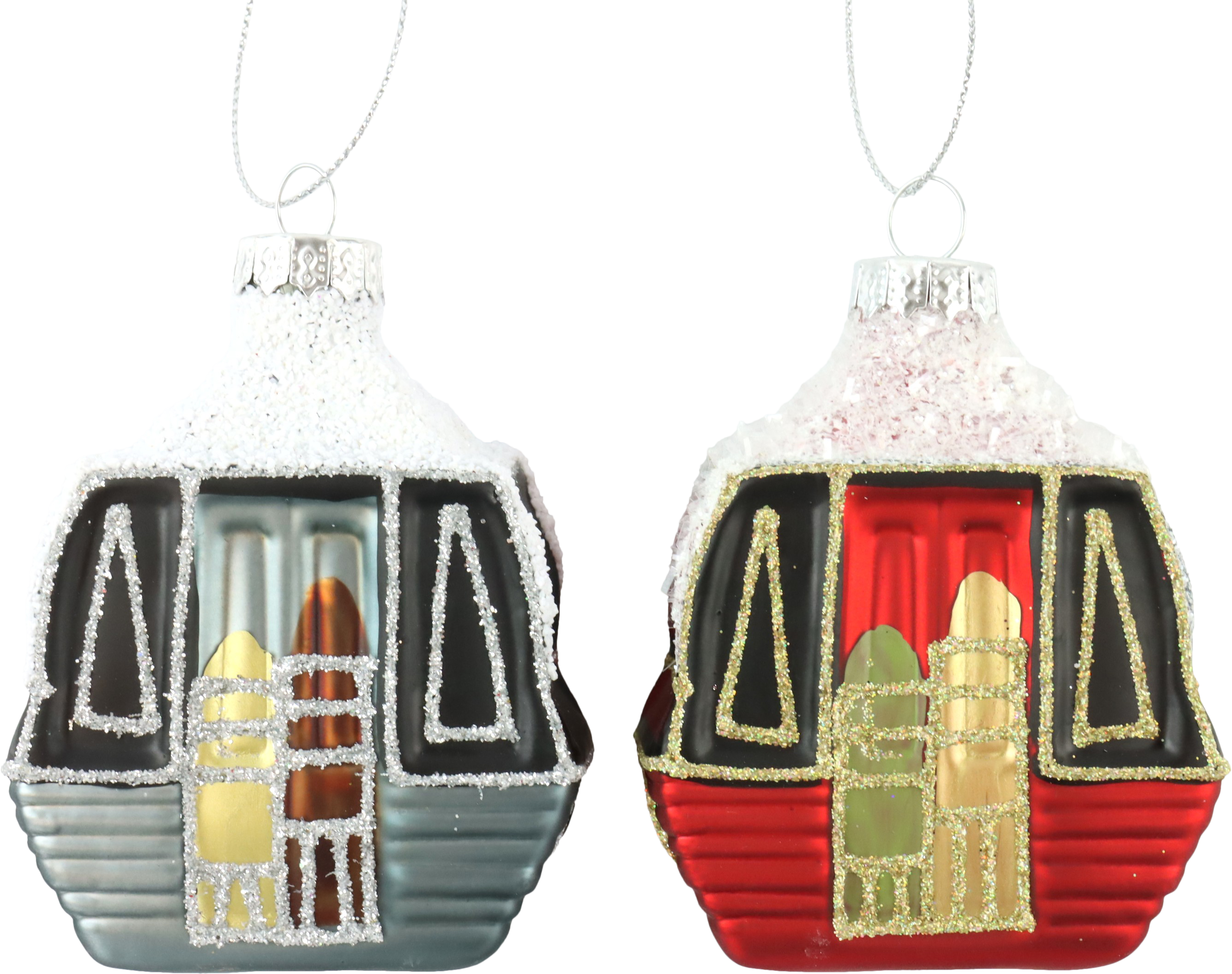 5504 DECORAZIONI IN VETRO GONDELN  2PZ