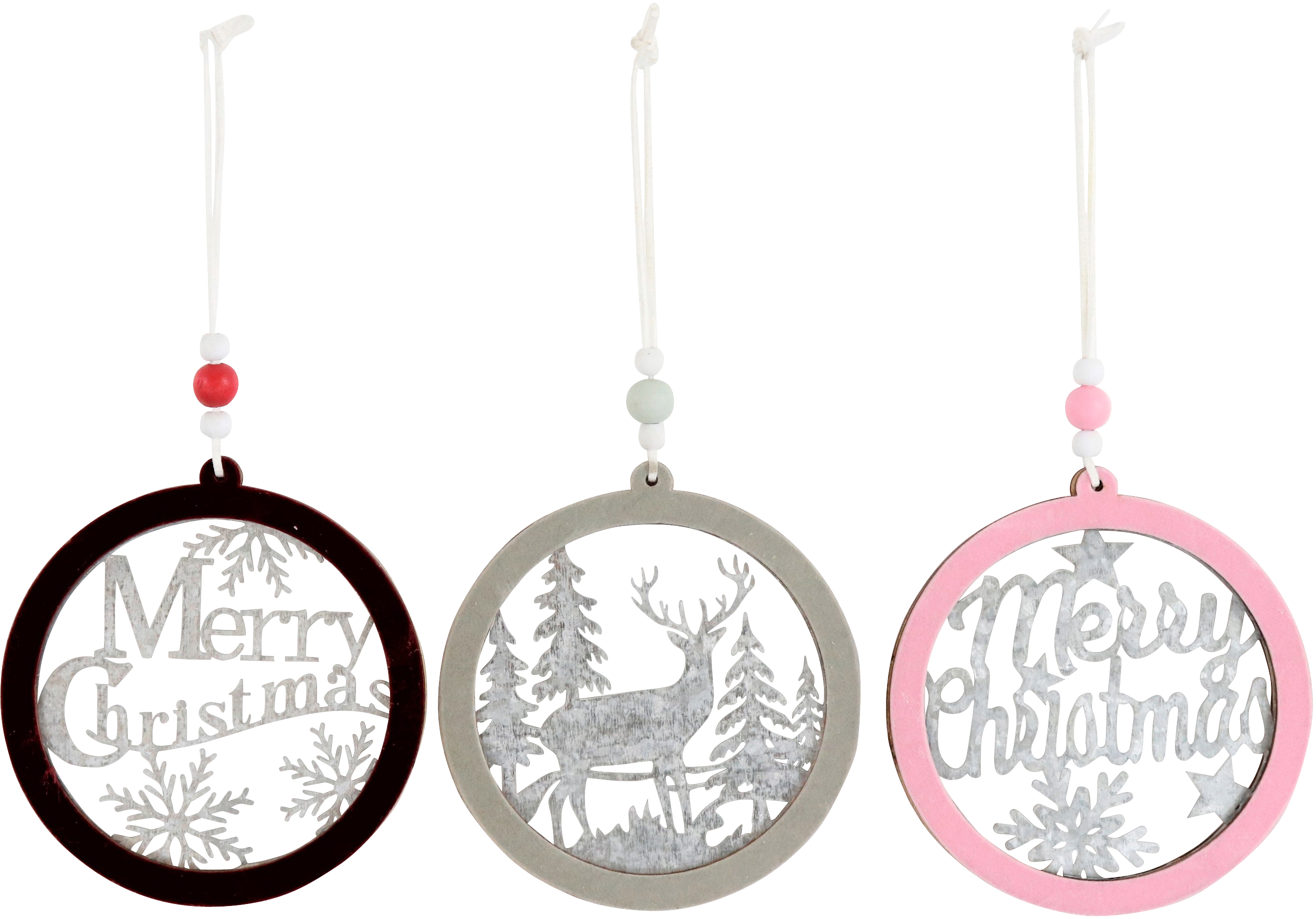 5527 ZIERHÄNGER MERRY CHRISTMAS  S/3